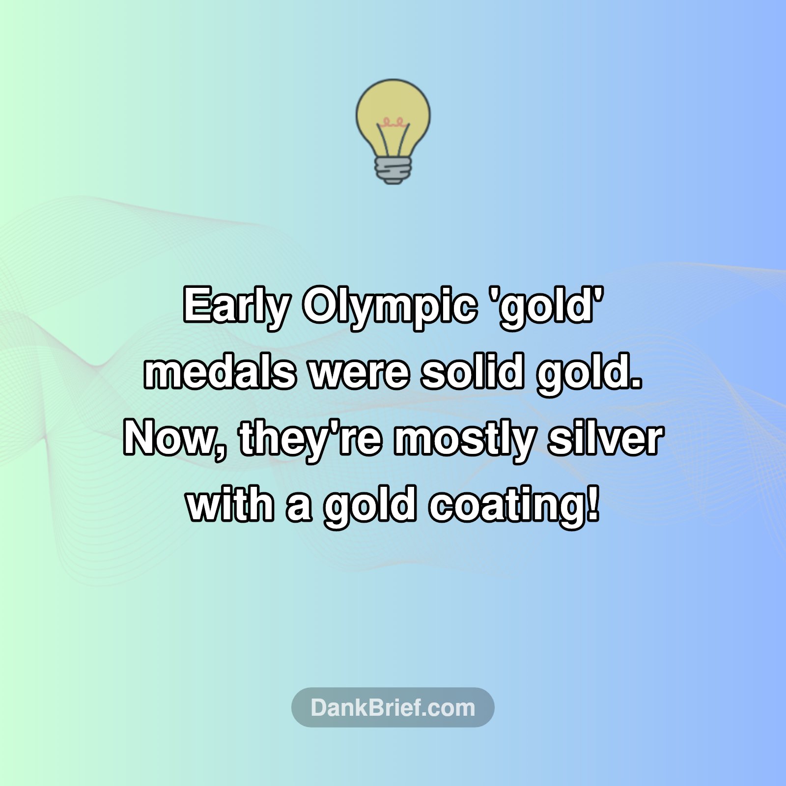 Mind Blown: Olympic Gold Isn't Always Gold?