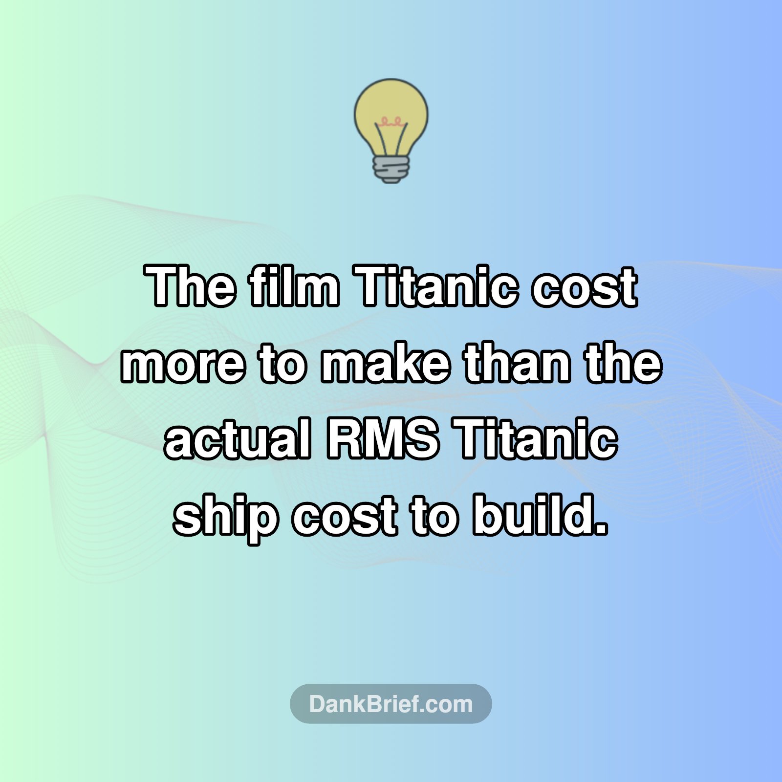 Mind Blown: Titanic's Budget!
