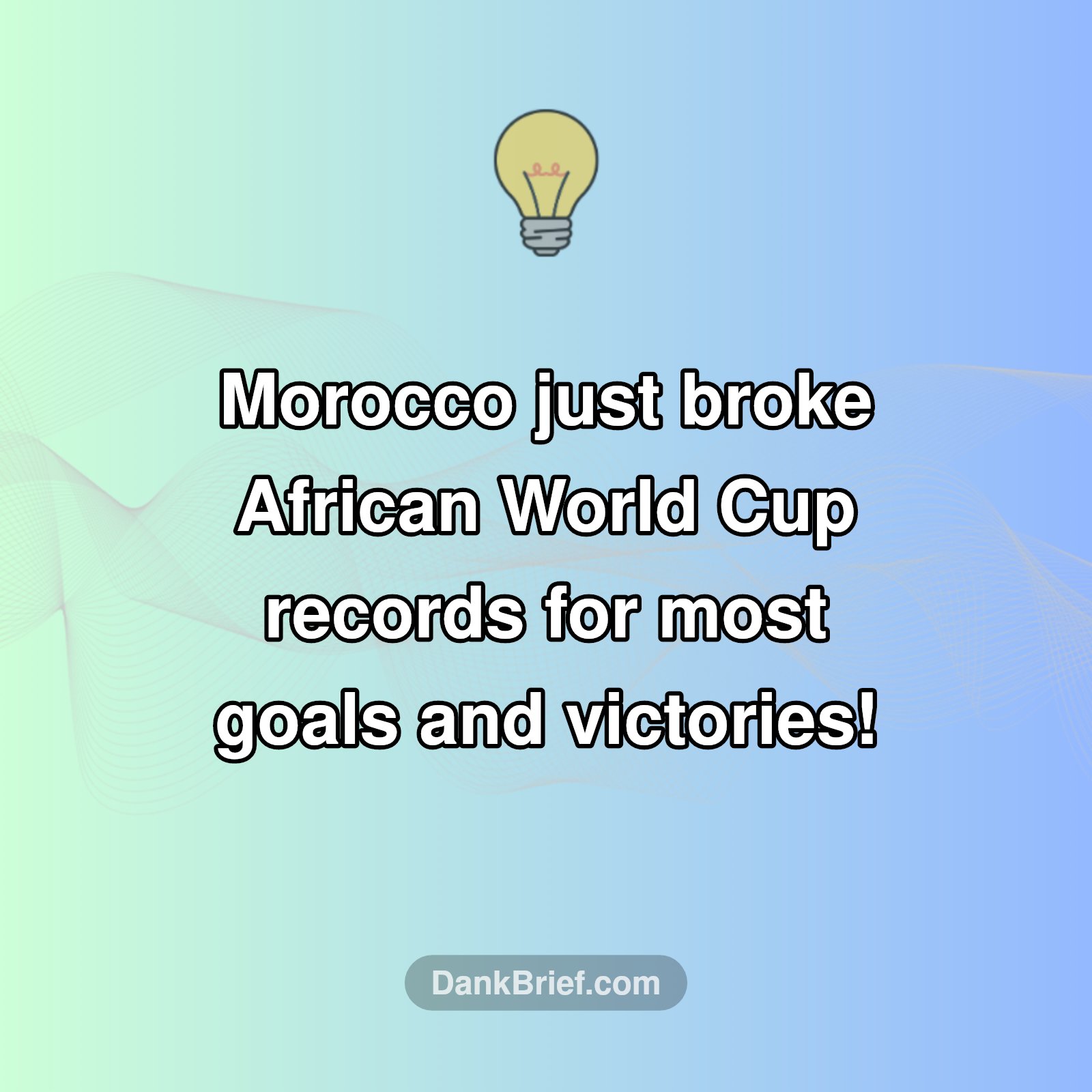 Morocco Makes History!