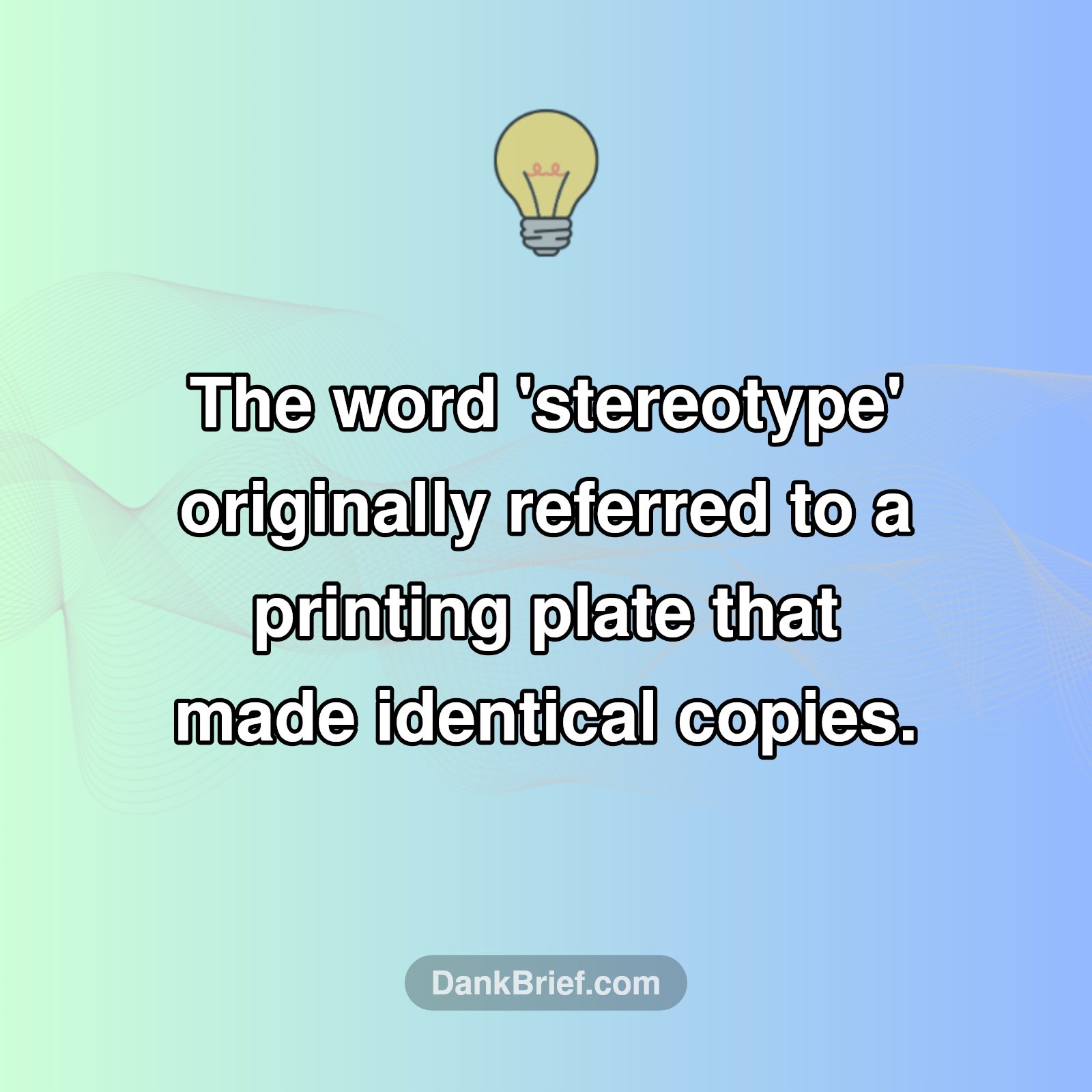 Mind Blown: Where 'Stereotype' Really Came From!