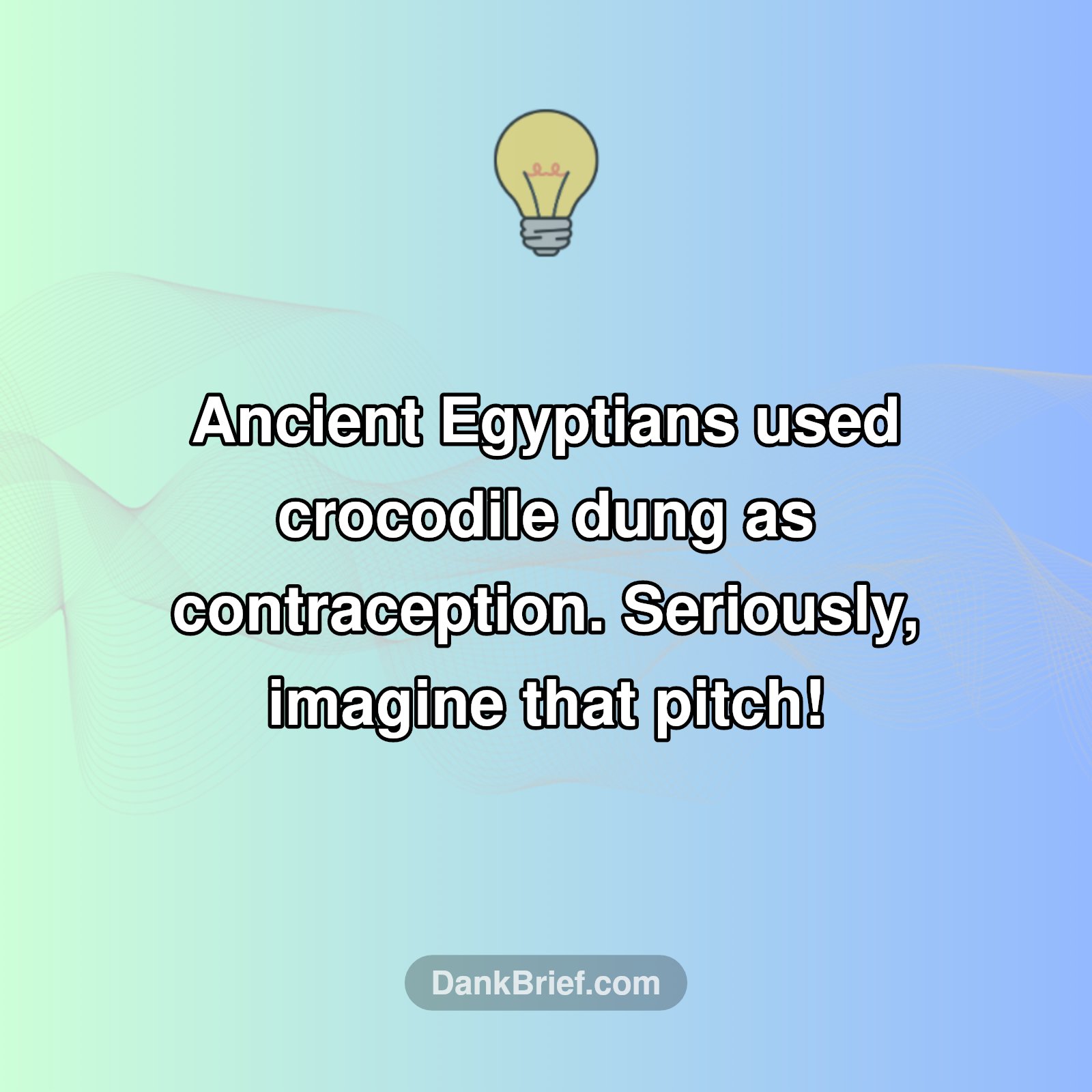 WTF?! Ancient Birth Control