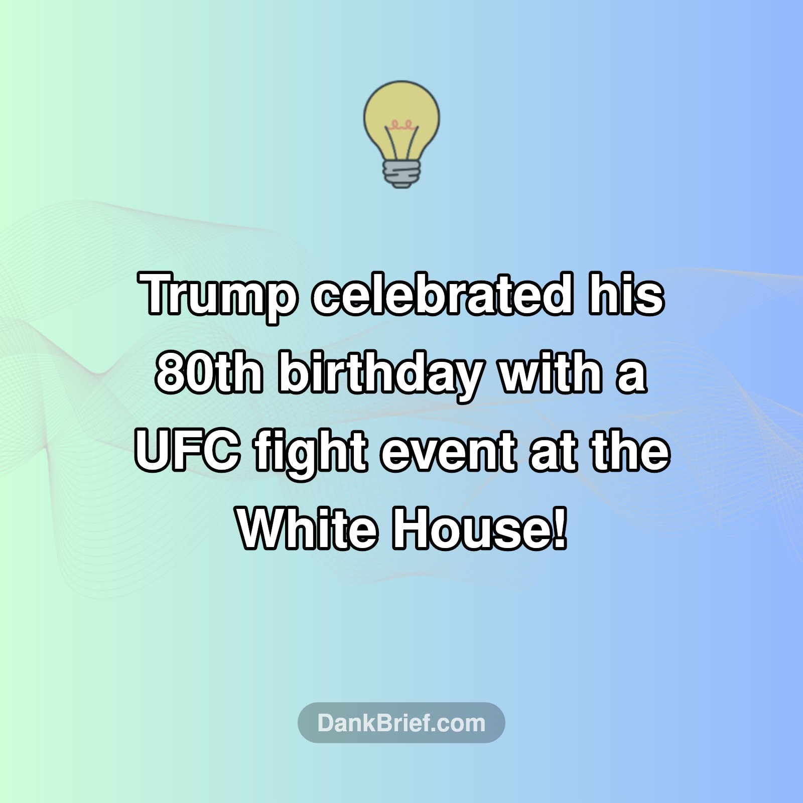 White House Octagon: Trump's 80th Birthday Bash!