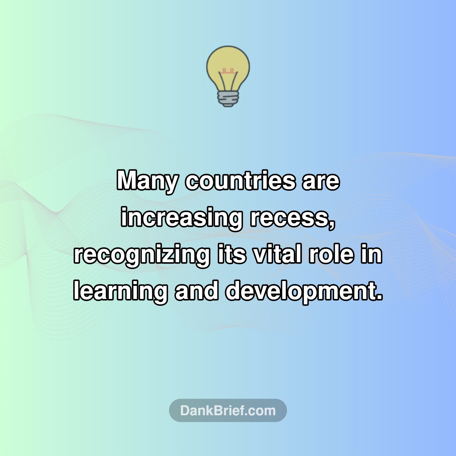 Recess: More Than Just Playtime?