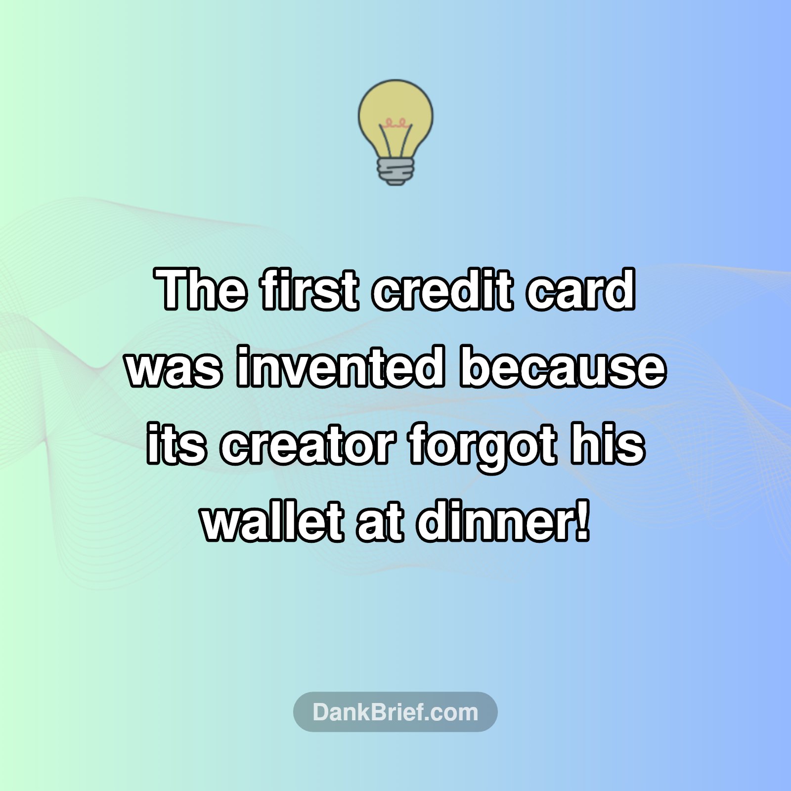 Wallet Oops Led to Credit Cards?!