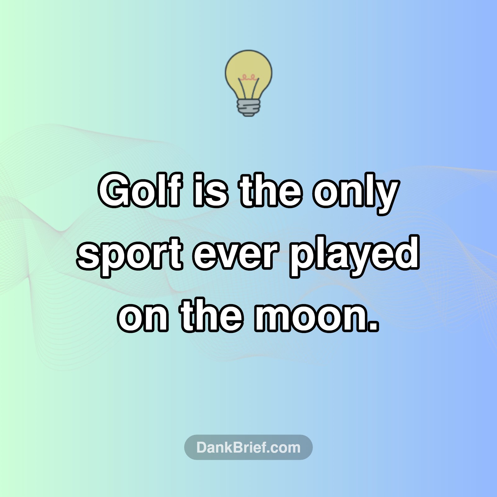 Moon Golf: An Astronaut's Game