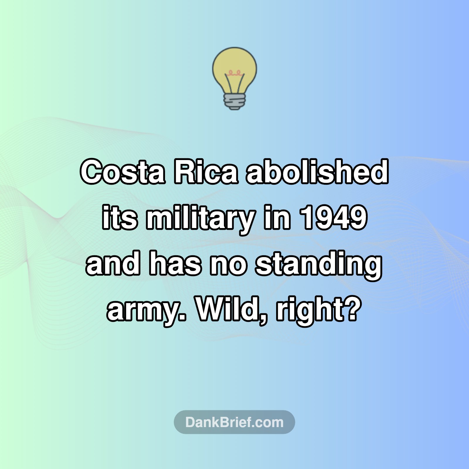 Mind Blown: No Army?!