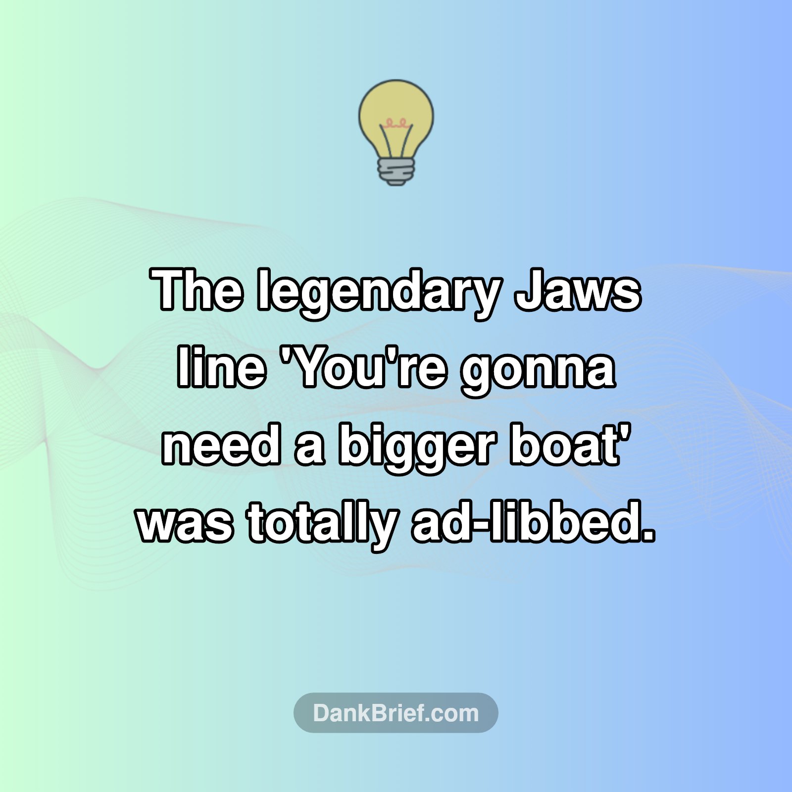 Jaws: That Iconic Line Was Improvised?!