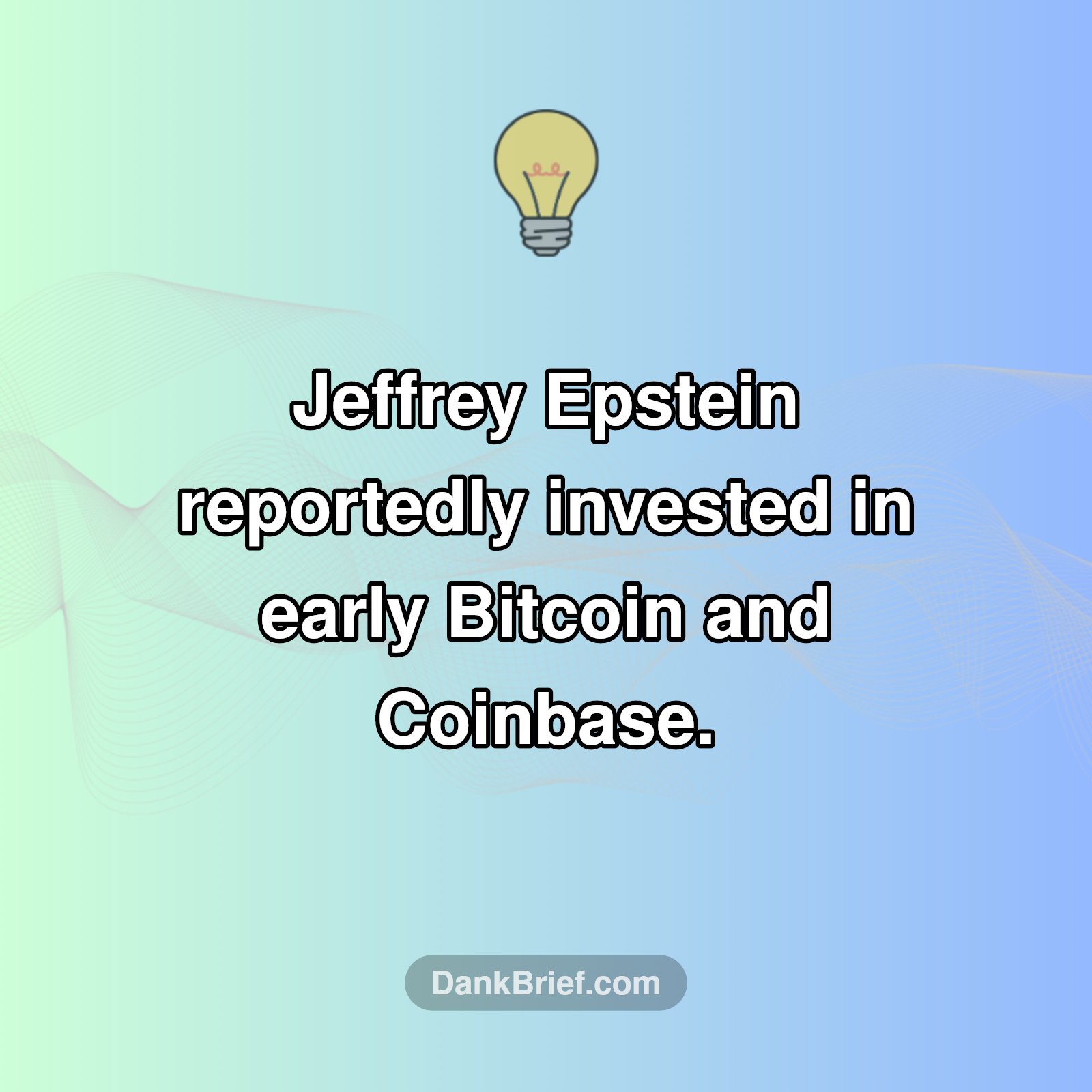 Did Epstein Fund Early Crypto?