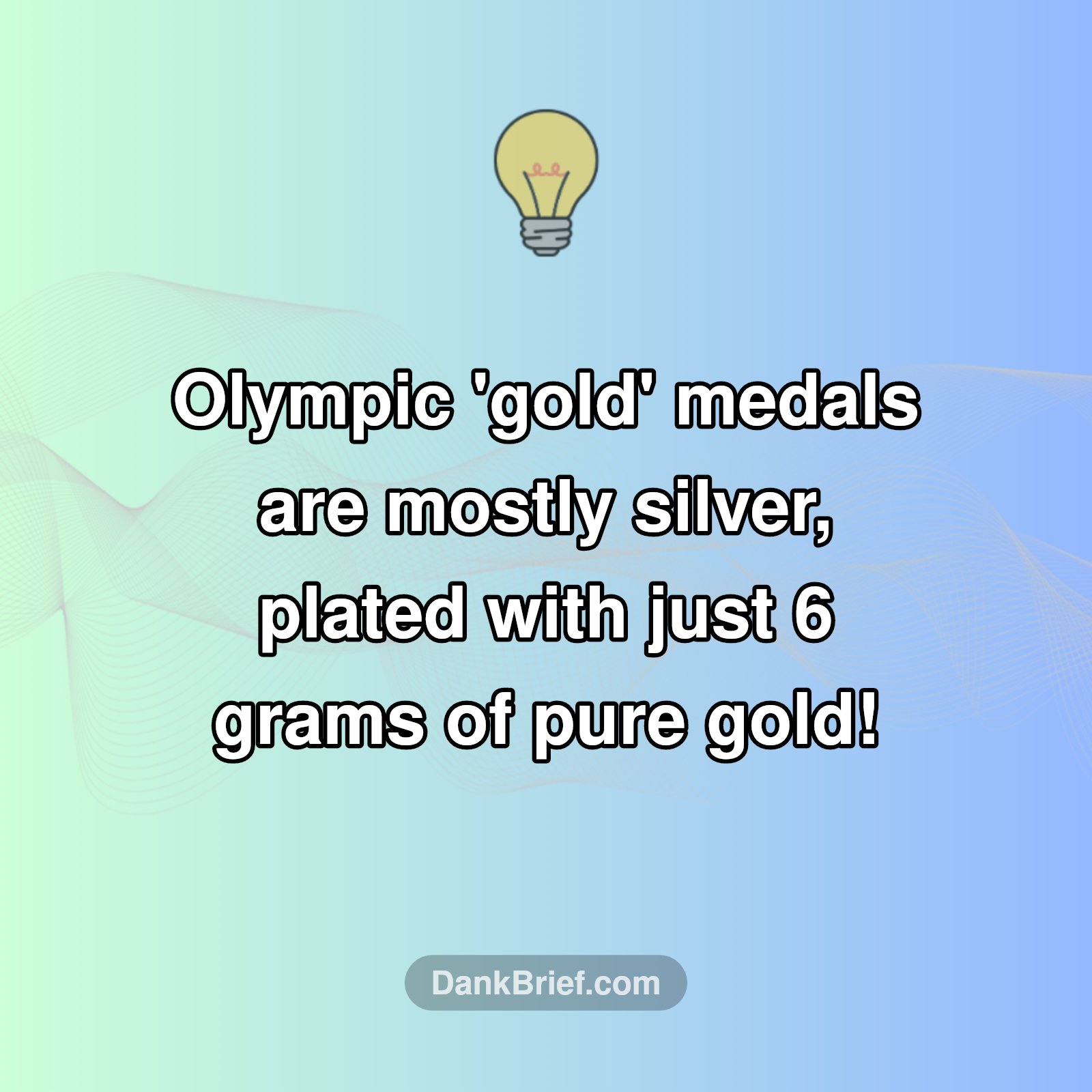 Olympic Gold Medals Aren't Really Gold?!
