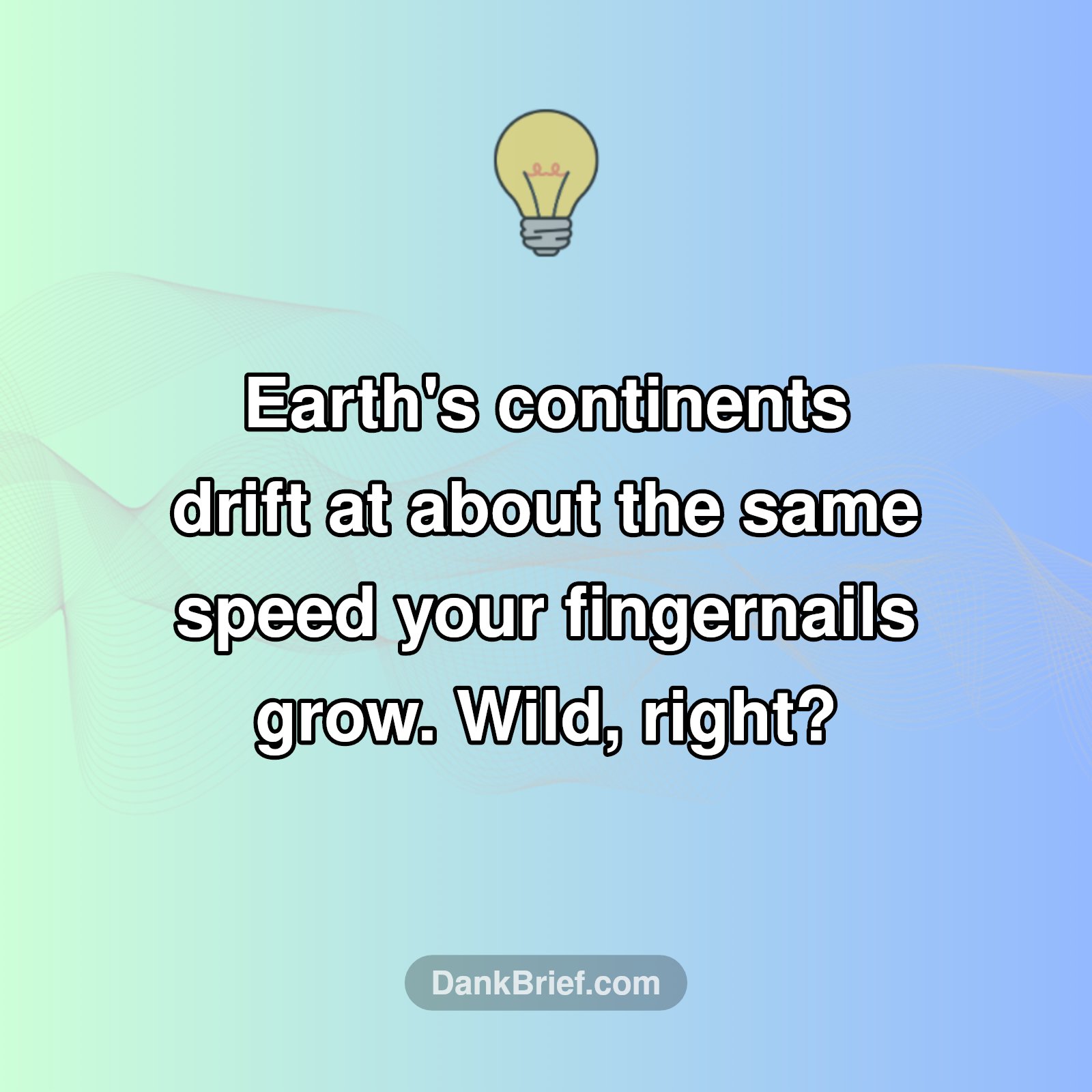 Your Fingernails vs. Continents!
