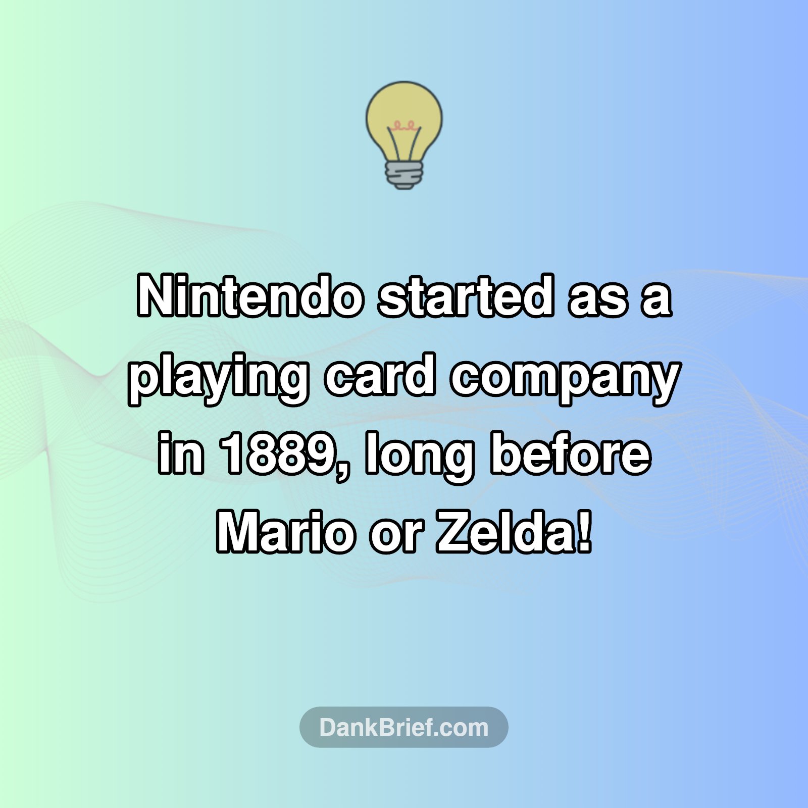 Gaming Fun Fact: Nintendo's OG Gig!