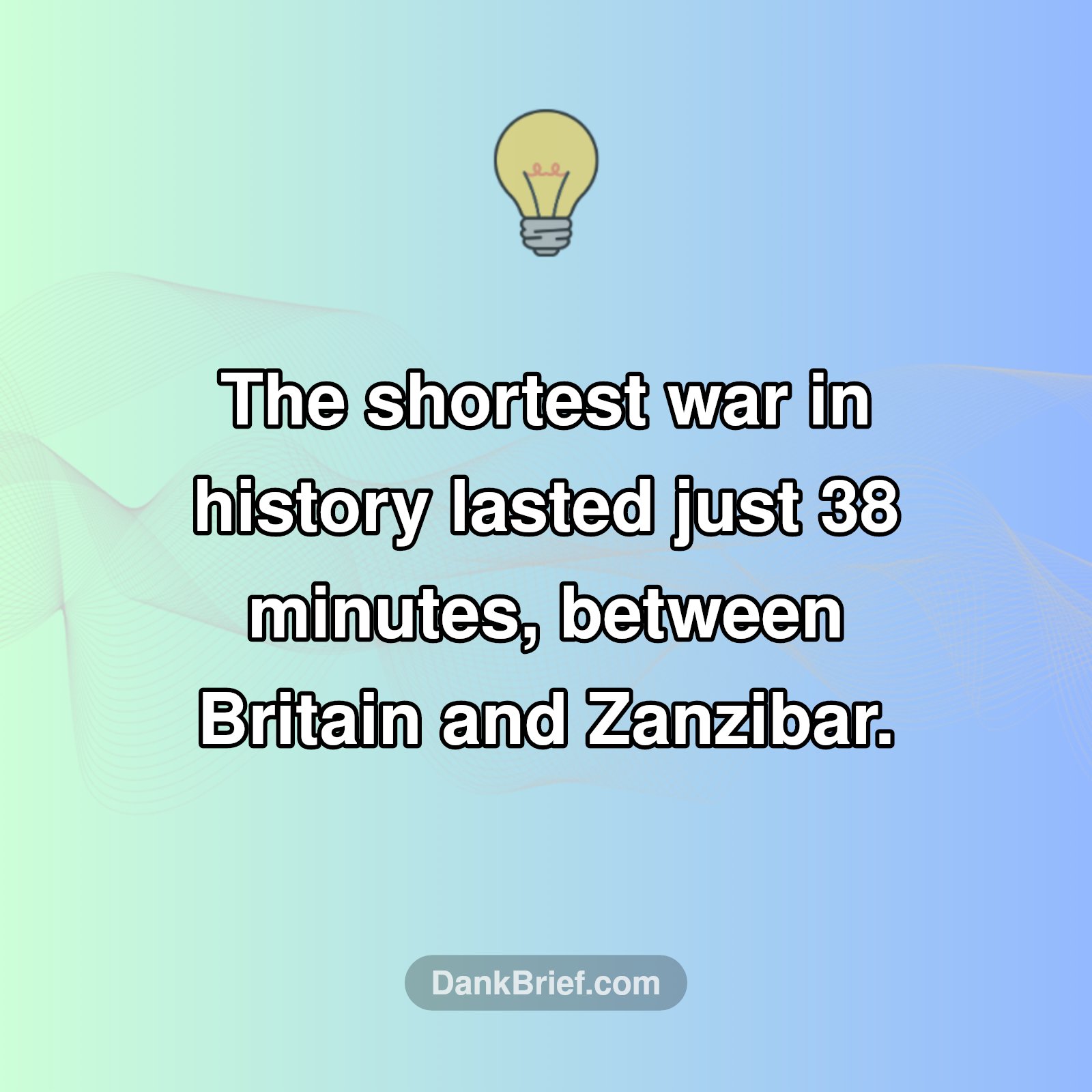 Shortest War EVER?!