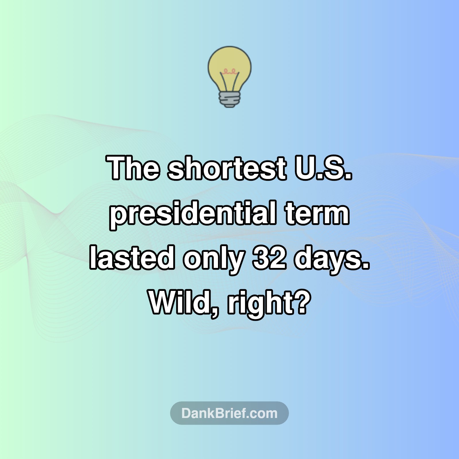 Blink And You Missed This Presidency!