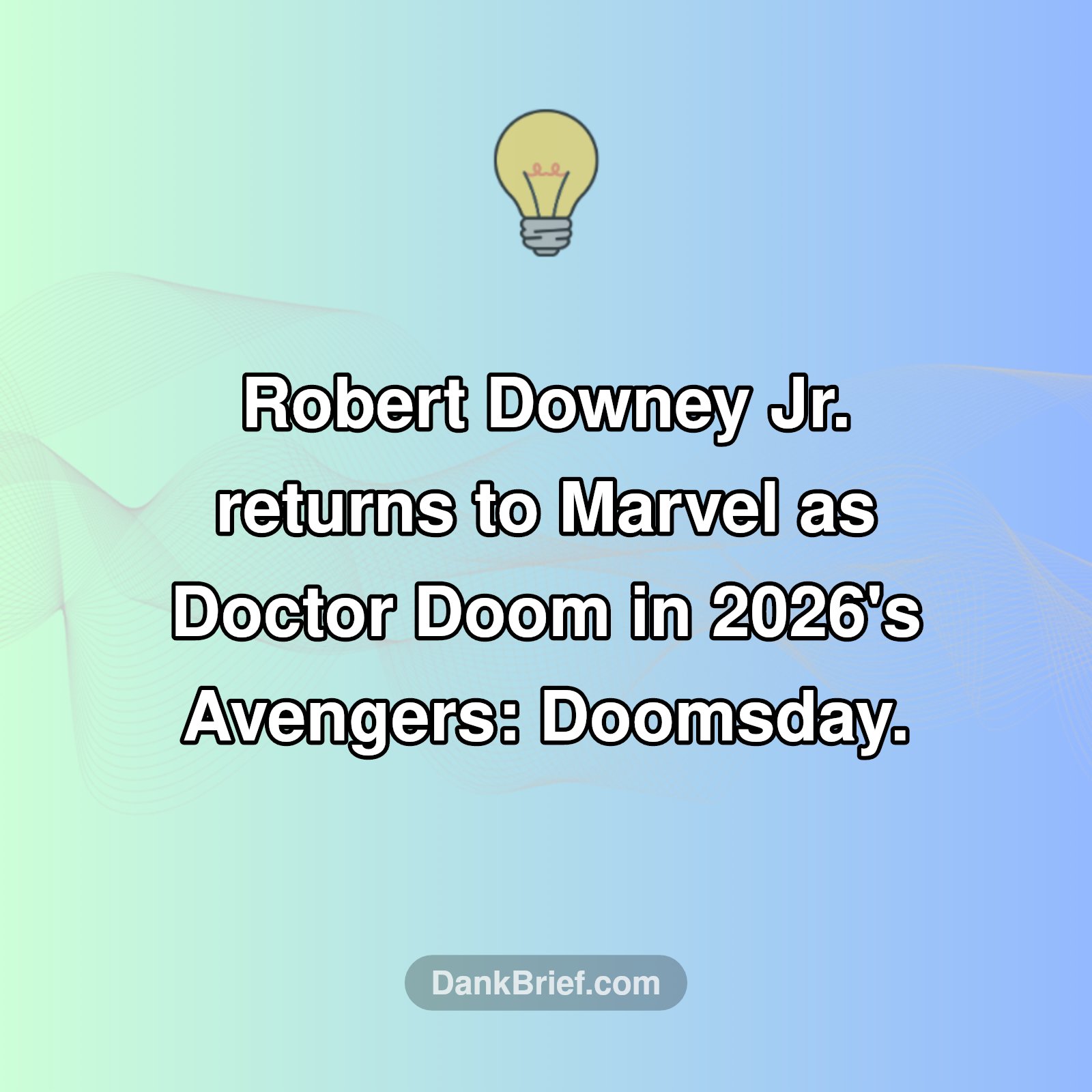 Mind Blown! RDJ is DOCTOR DOOM in New Avengers Film!