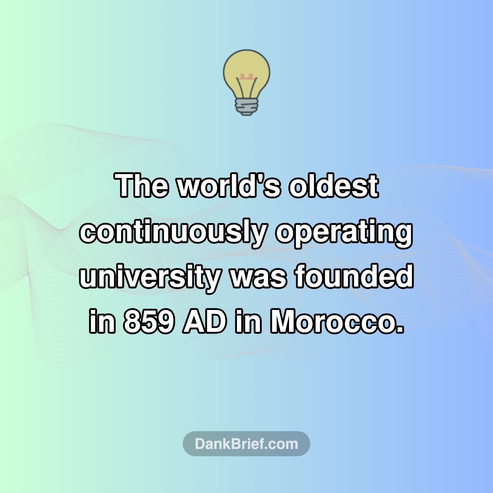 Mind Blown: Oldest Uni Ever?