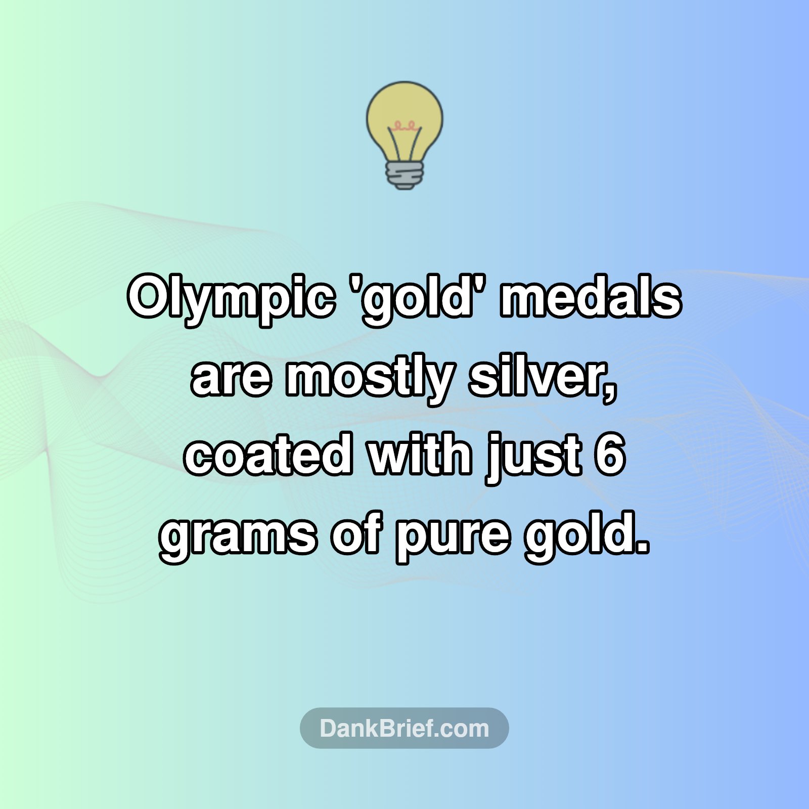 Olympic Gold Medals: Mostly Silver?!