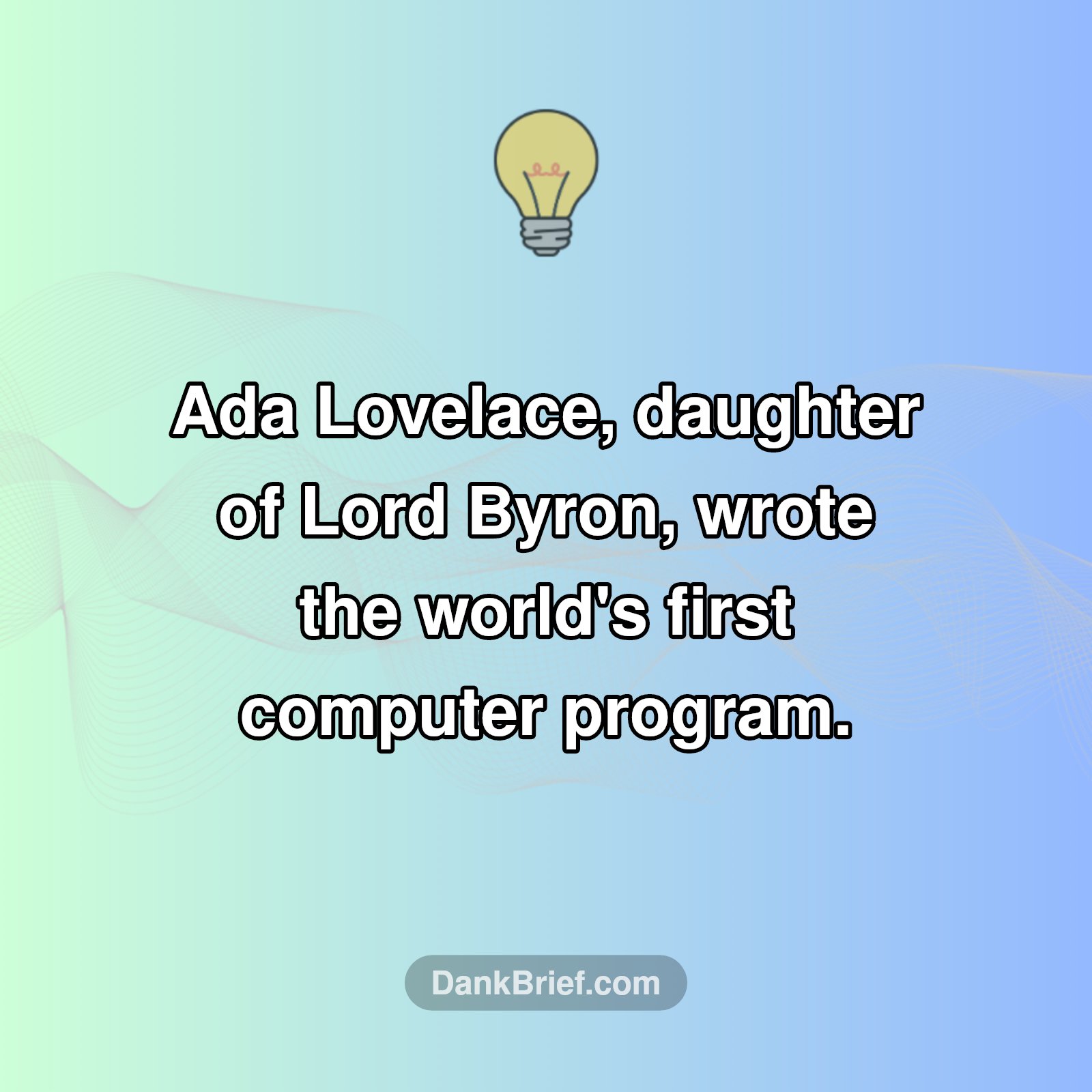 Mind Blown: First Coder?