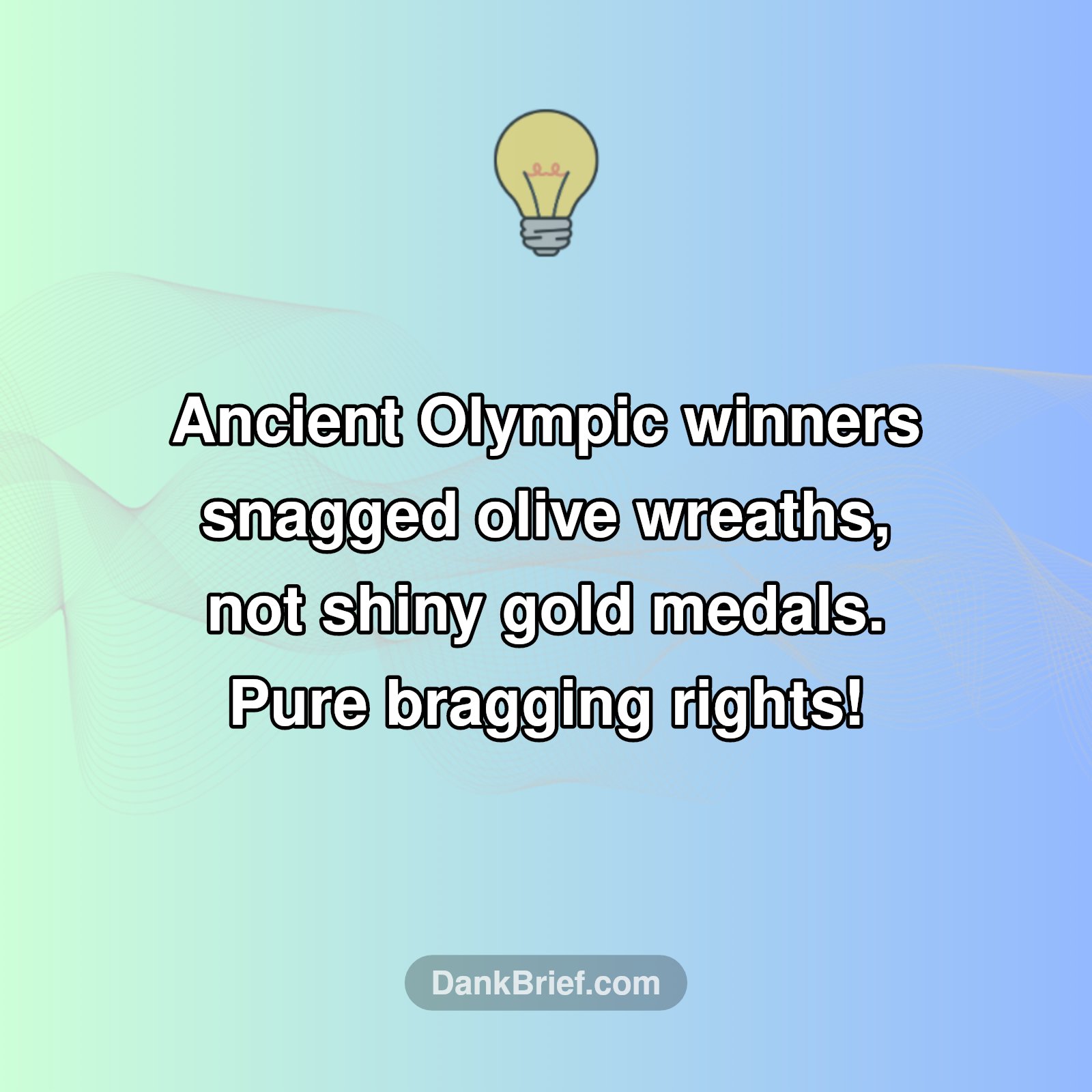 Ancient Olympics: No Gold Medals?!