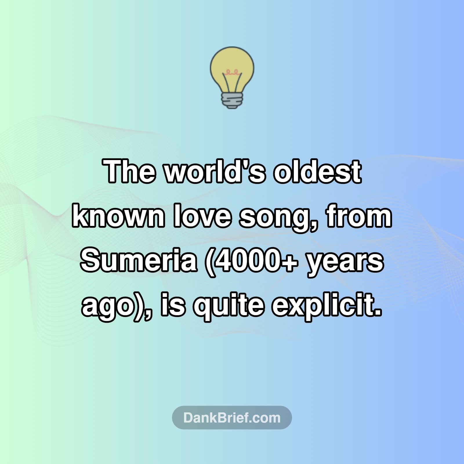 Ancient NSFW Love Song?!