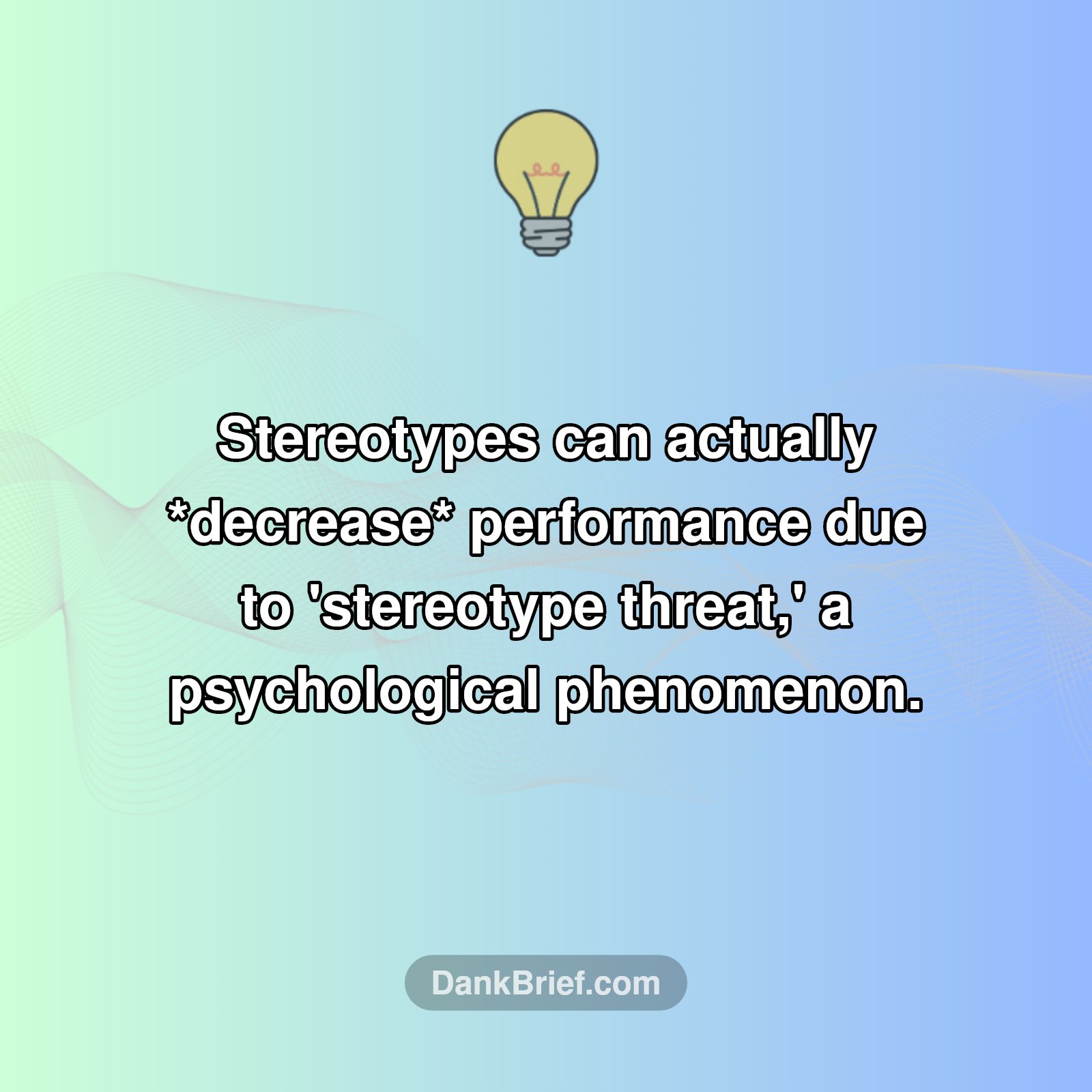 Mind Blown! Stereotype Threat is REAL.
