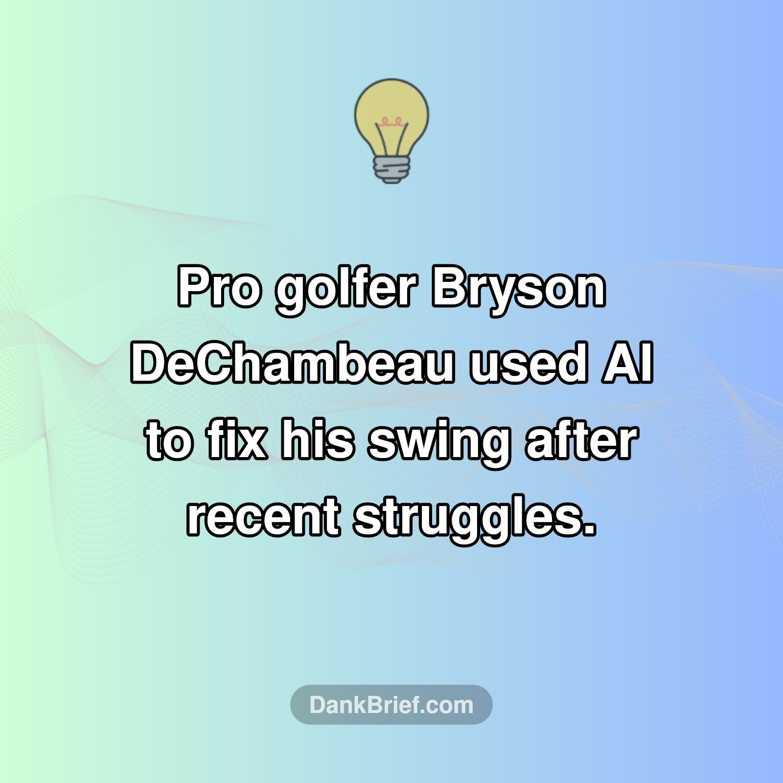 Golf's AI Revolution?
