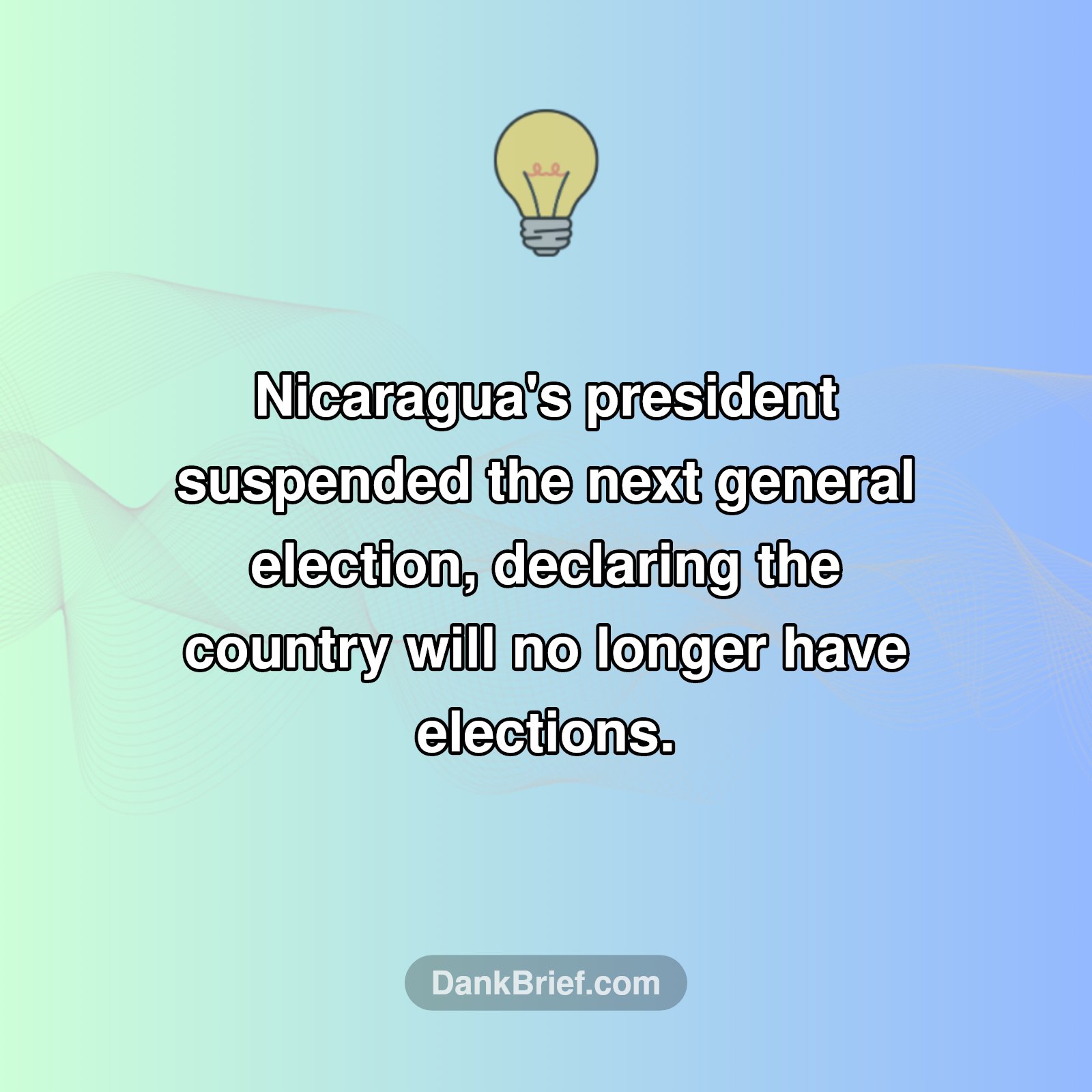 Nicaragua's Shocking Election Halt