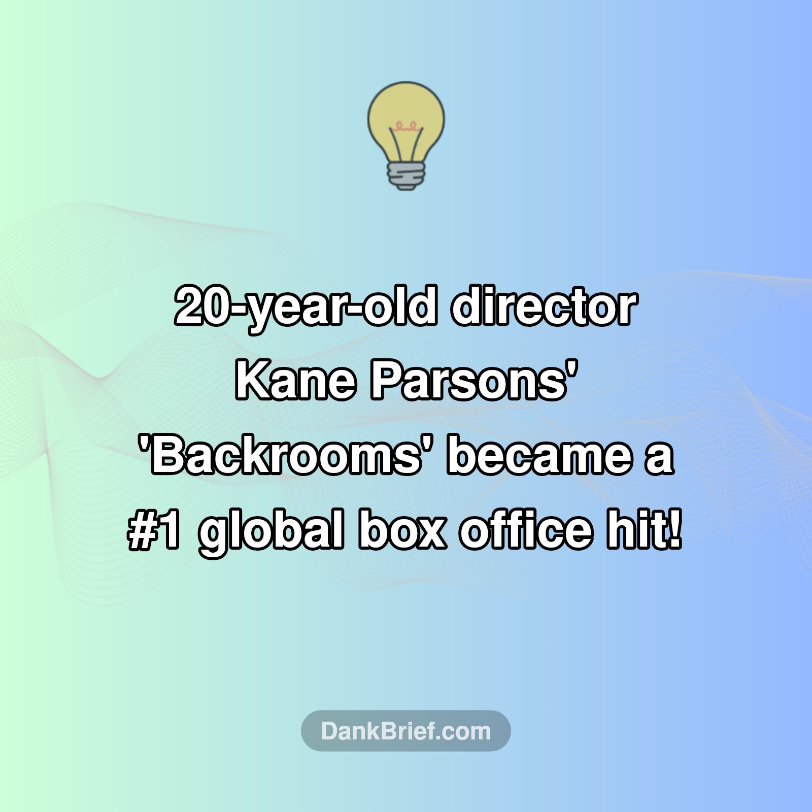Young Director's Huge Win!