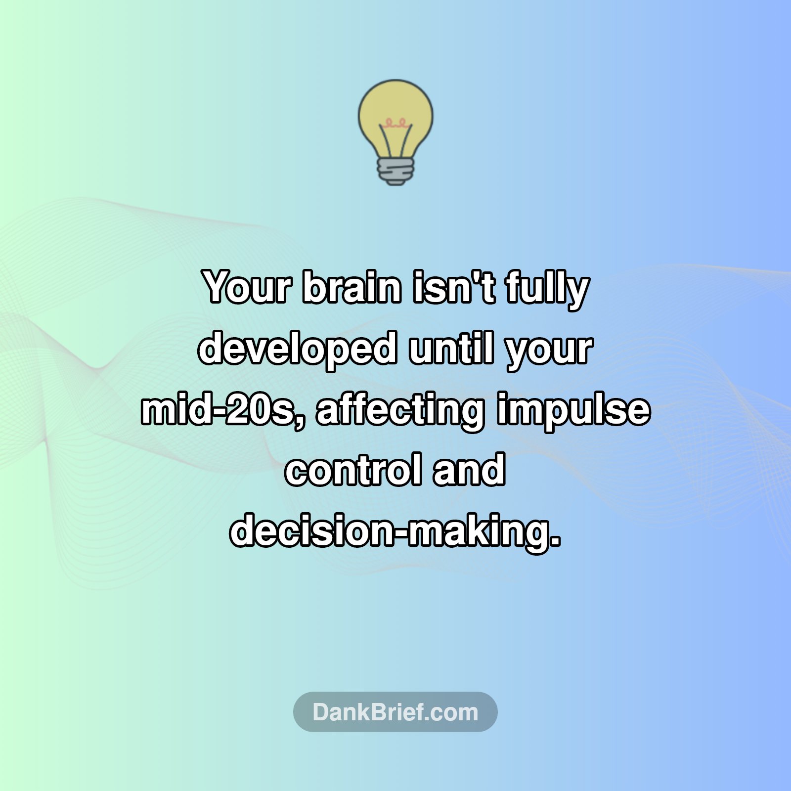 Your Brain's Still Growing?!