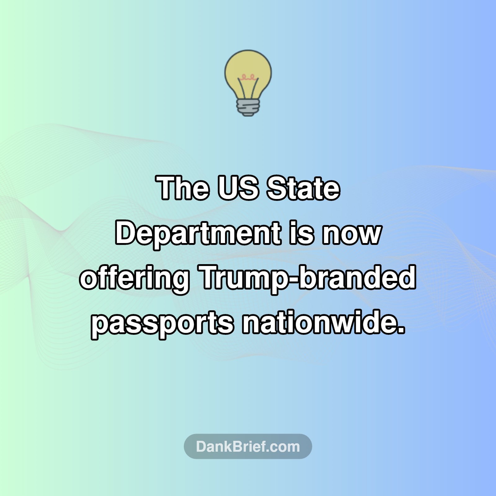 Your Passport, Trump Style?