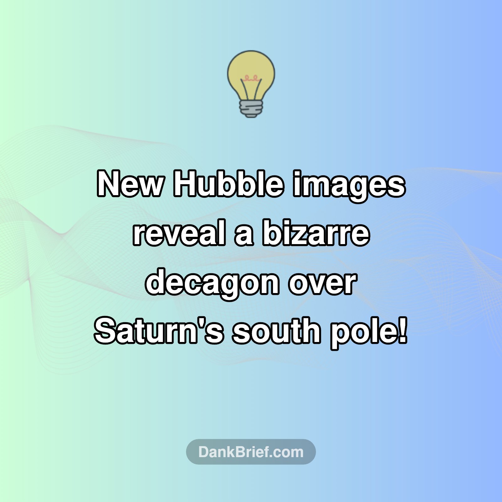 Saturn's Hexagon? Think Again!