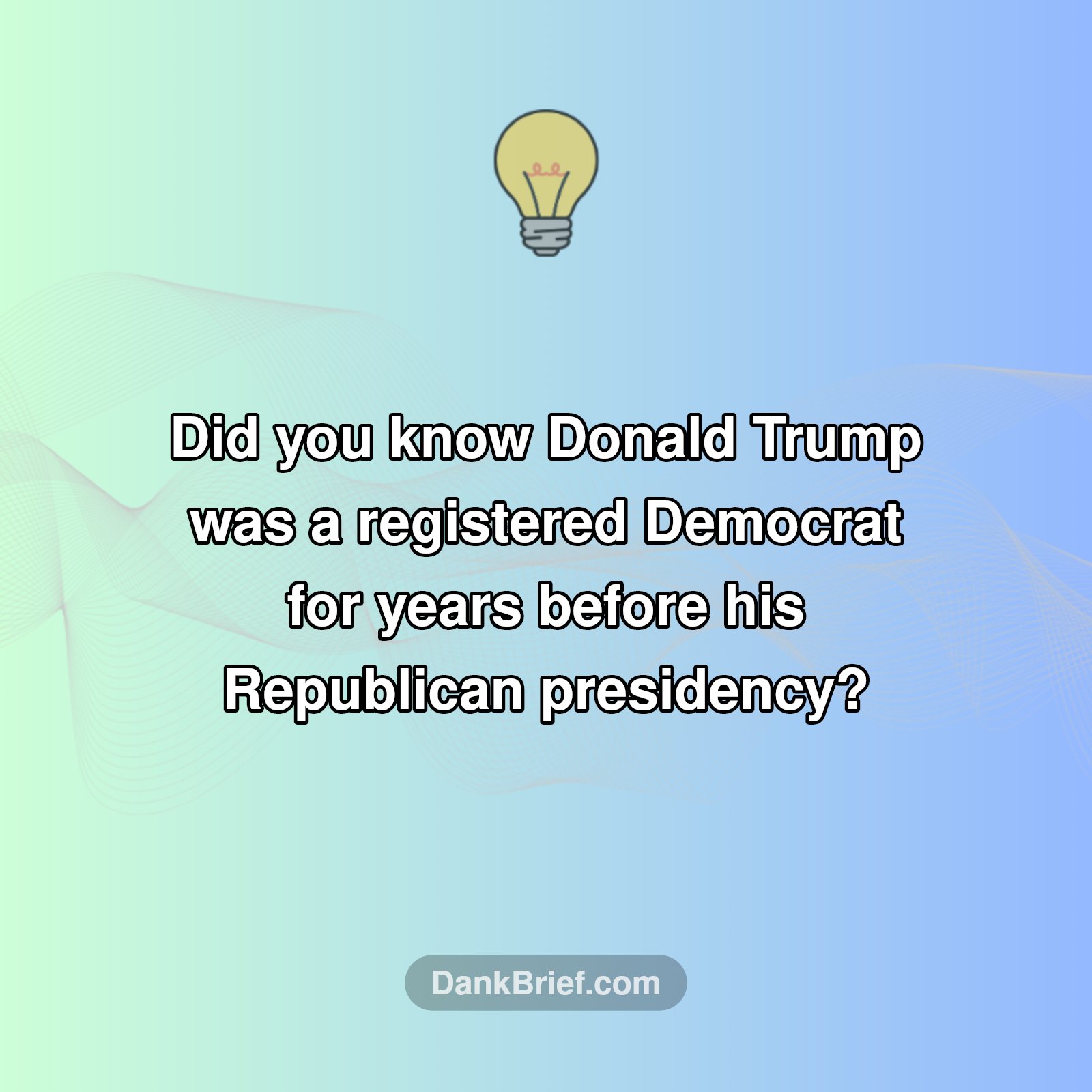 Trump's Unexpected Party Shift
