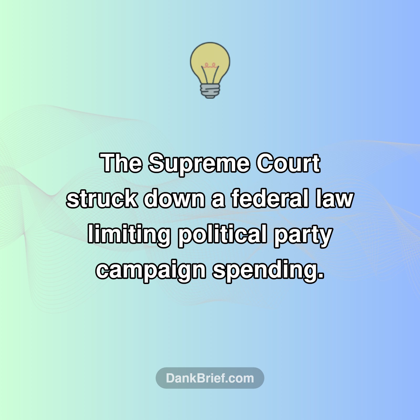 Campaign Finance Shake-Up!