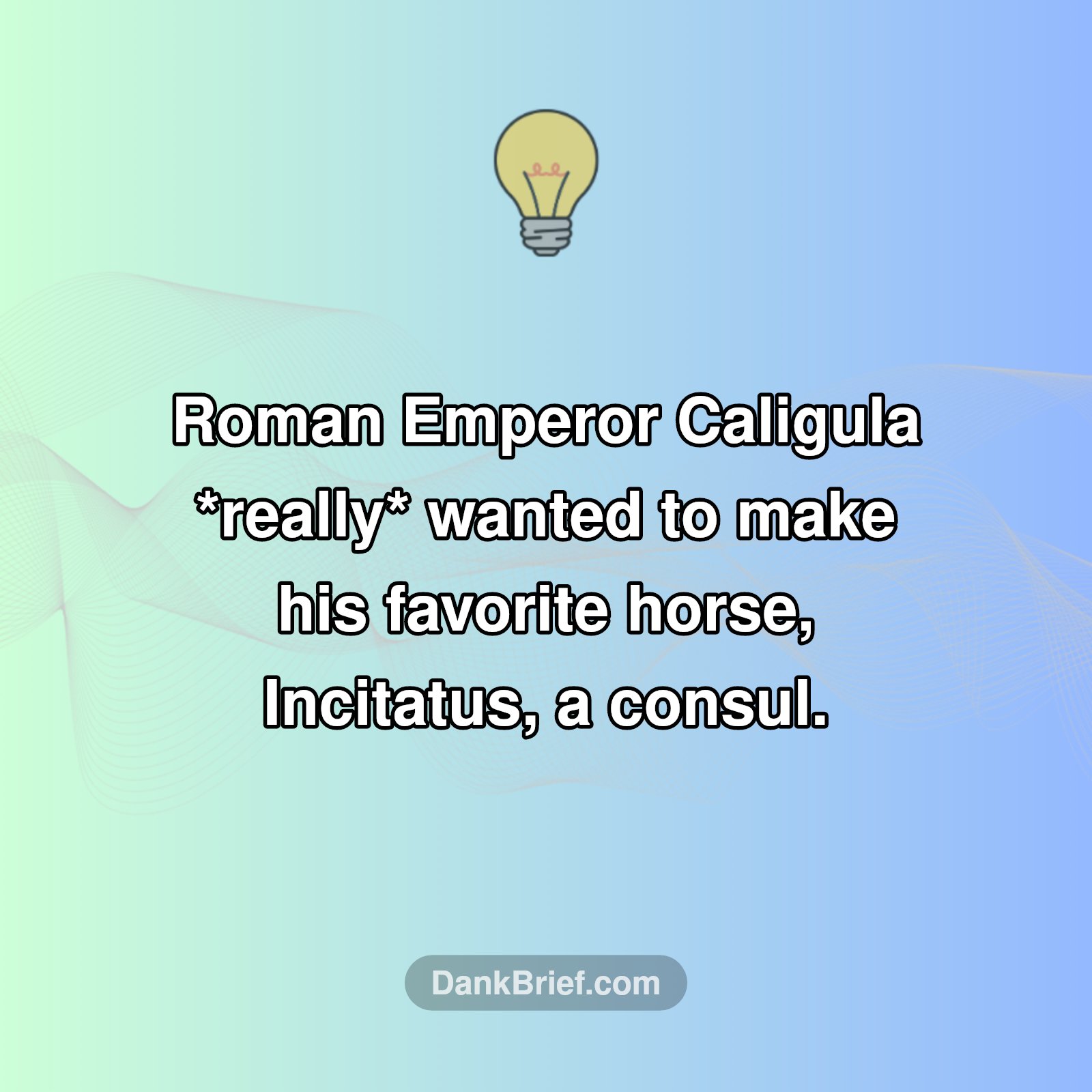 WTF History: Caligula's Horse?