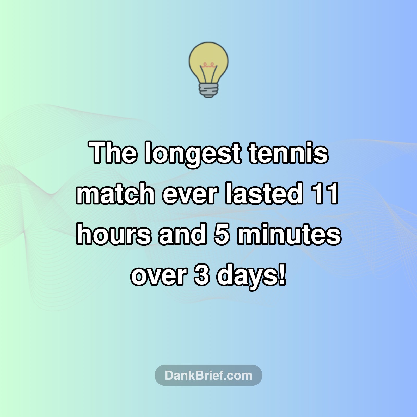 The Tennis Match That NEVER Ended!