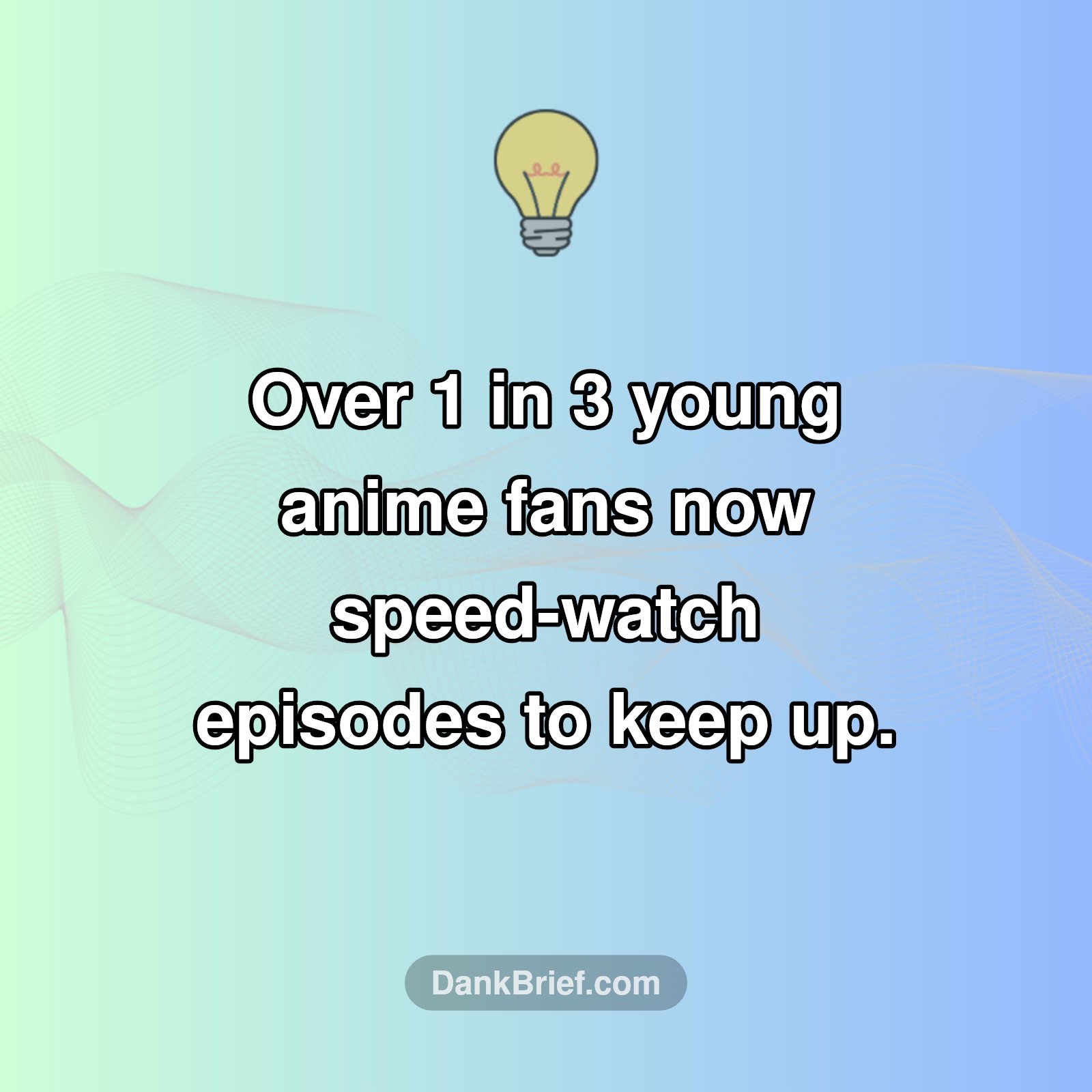 Anime Fans Are Speed-Watching!