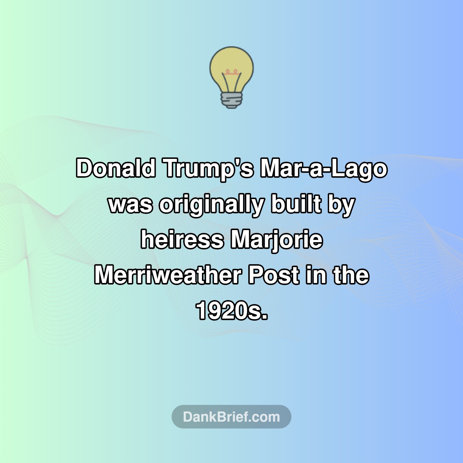The OG Owner of Mar-a-Lago?!