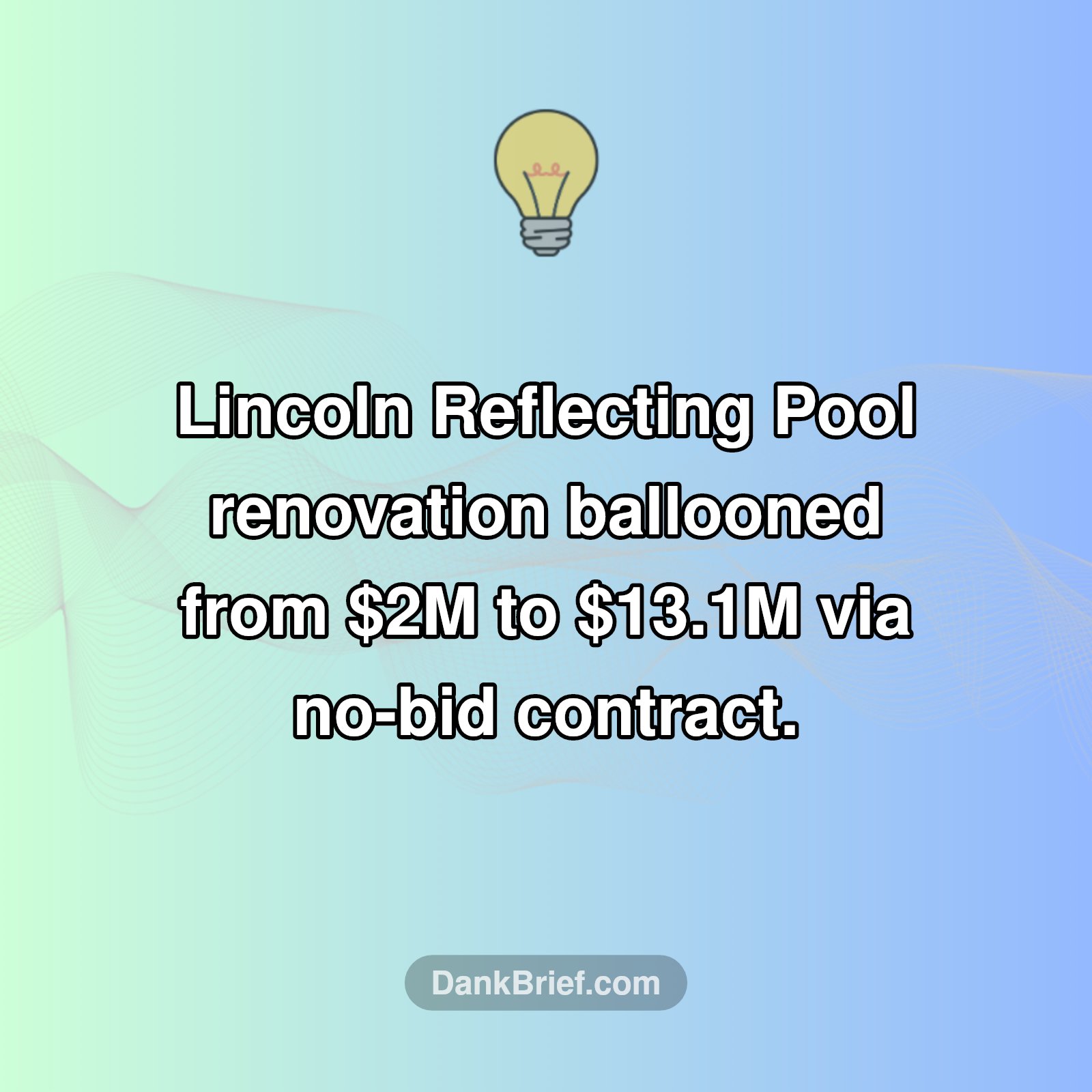 Lincoln Memorial Reflecting Pool: A Pricey Makeover!