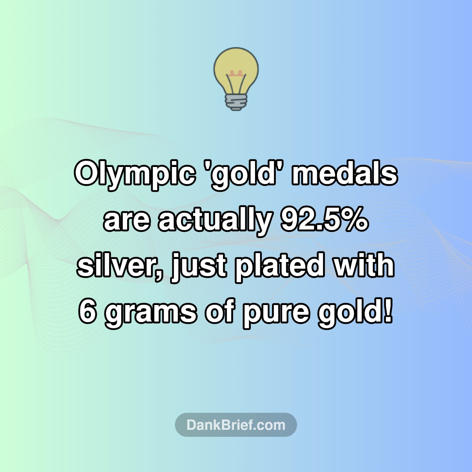 Your 'Gold' Medal Is Mostly... Silver?!