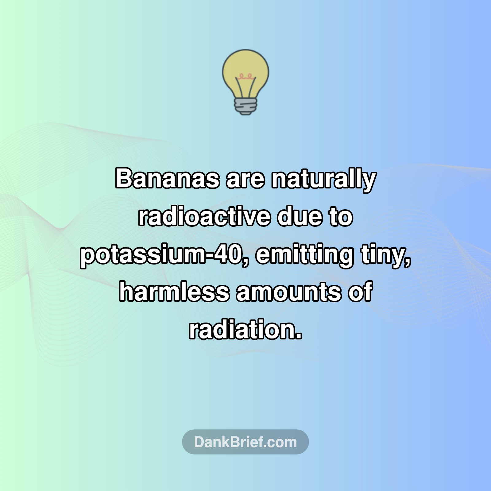 Your Banana is Secretly Radioactive!