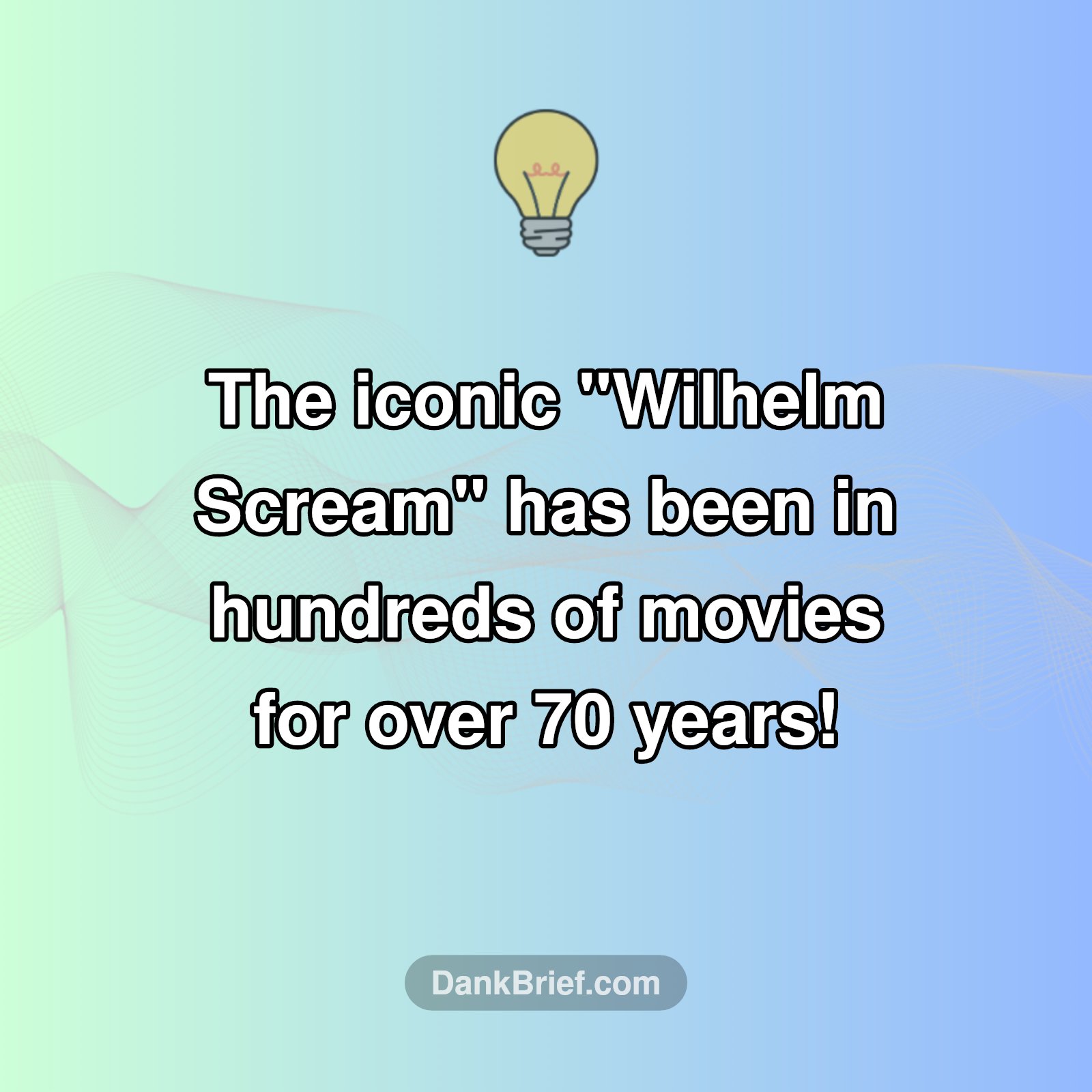 That Movie Scream? It's Older Than Your Grandparents!