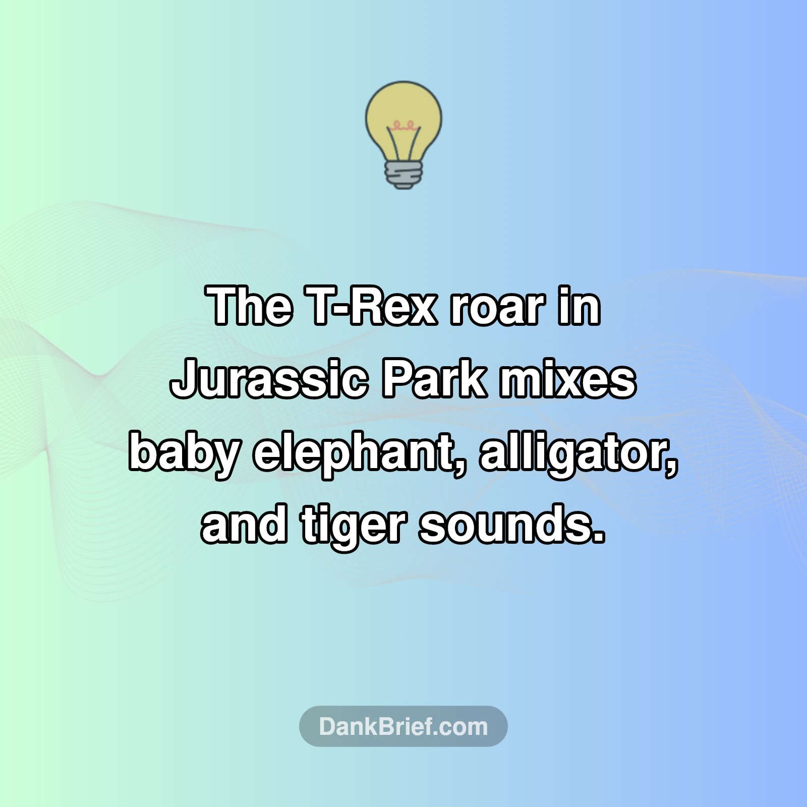 Mind Blown: Jurassic Park's T-Rex Roar!