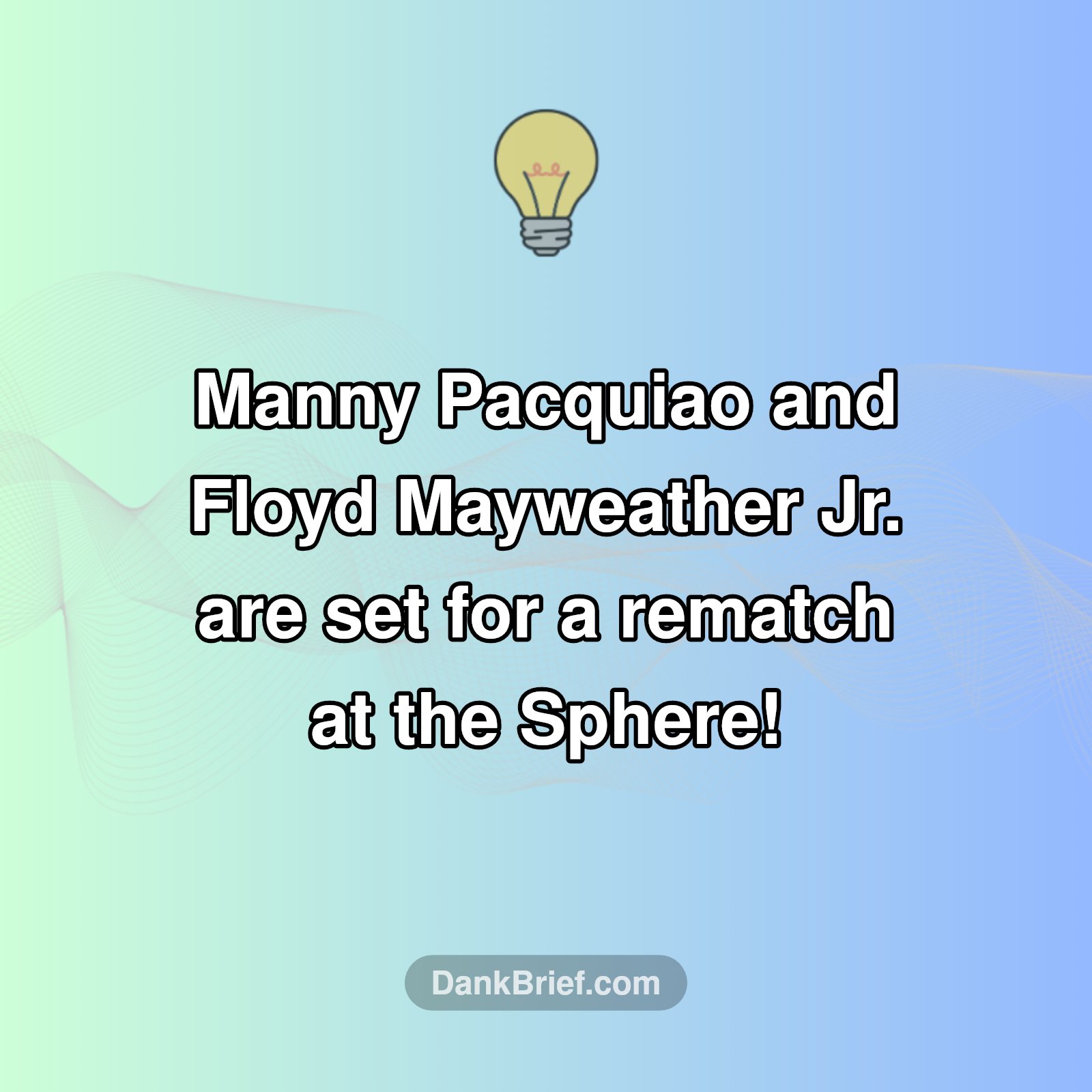 Boxing Legends Rematch at The Sphere!