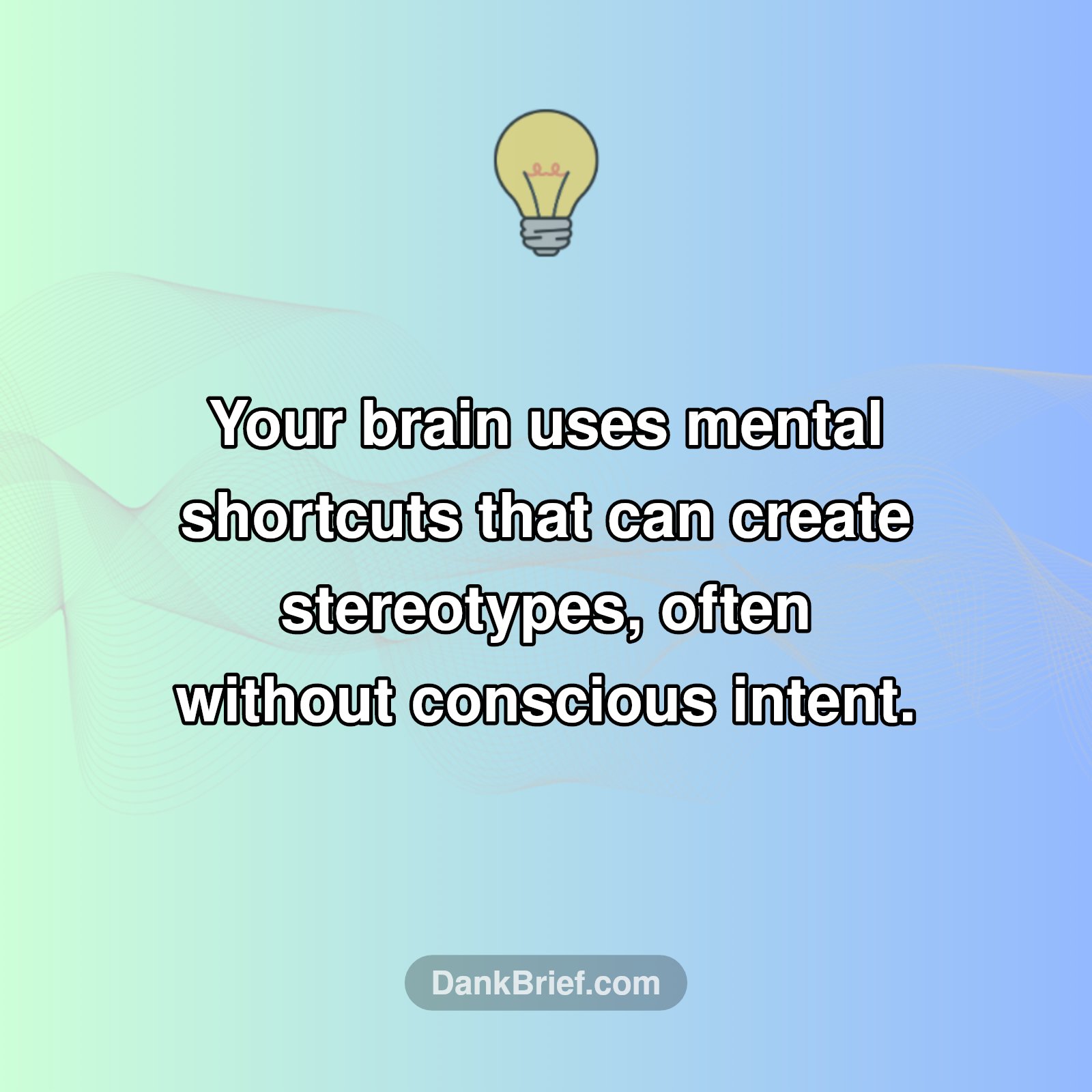 The Brain's Shortcut to Bias?