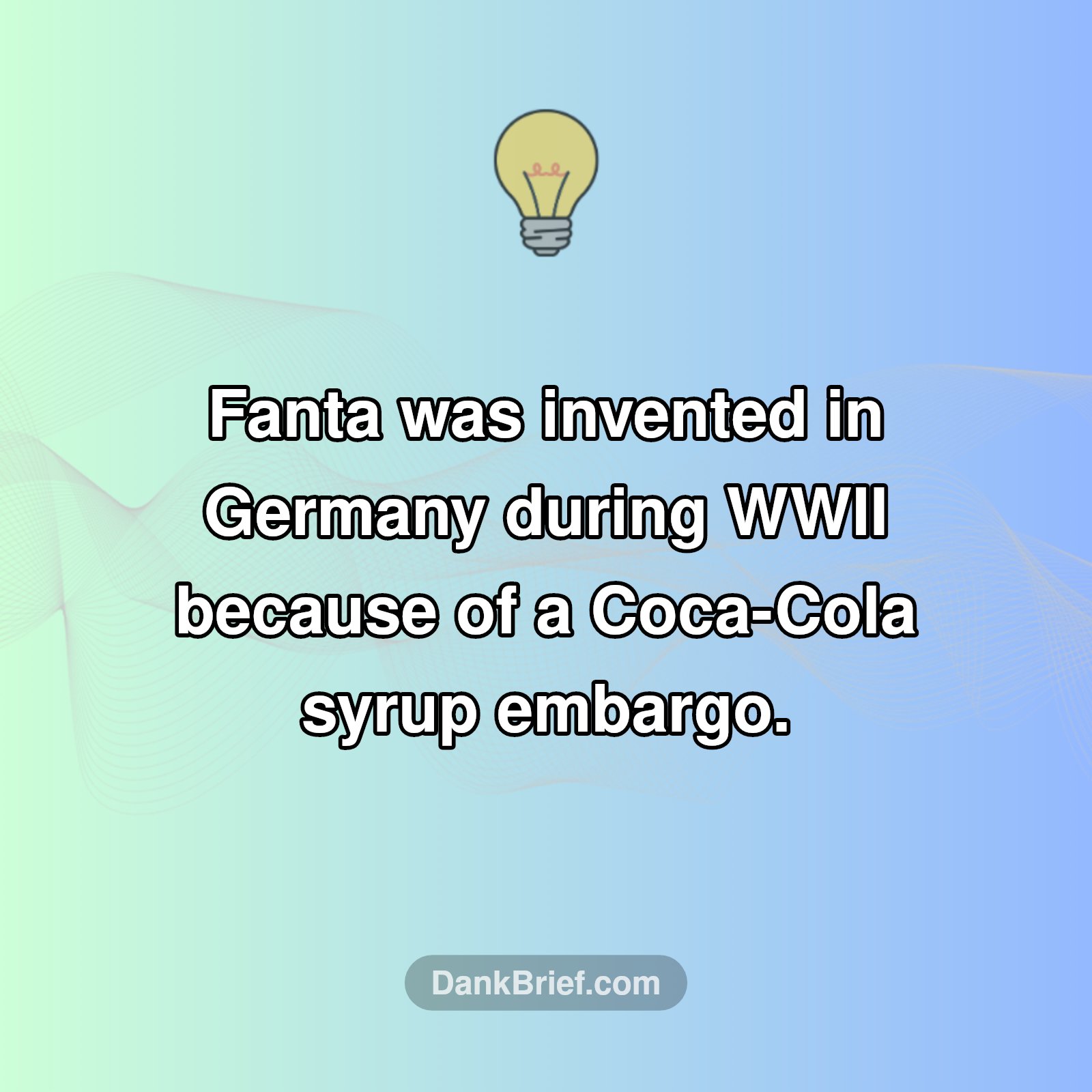 Wait, Fanta's WWII Origin Story?!
