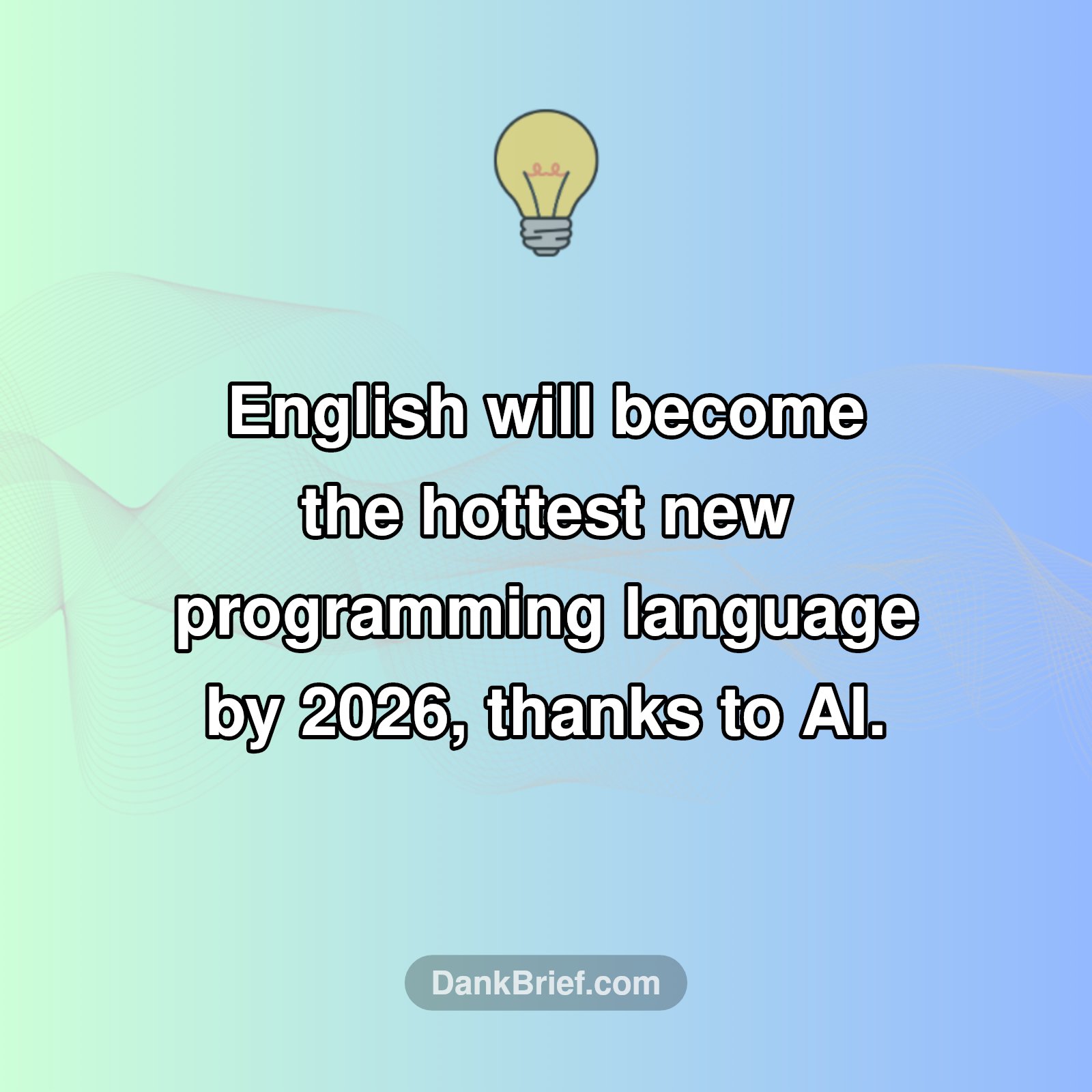 English: The Future of Code?