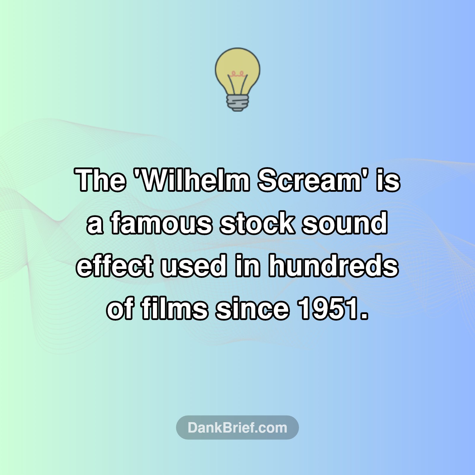 That iconic scream in *every* movie?