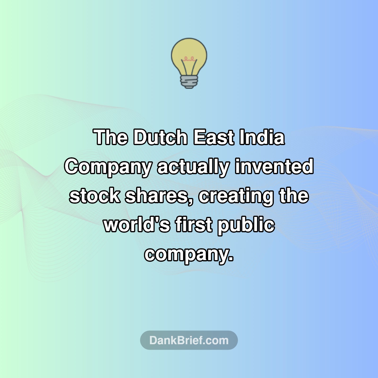 Mind Blown: First Company Ever?