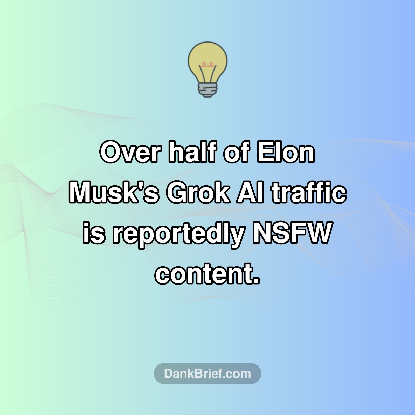 Elon Musk's Grok AI: More Than Half Its Traffic Is NSFW