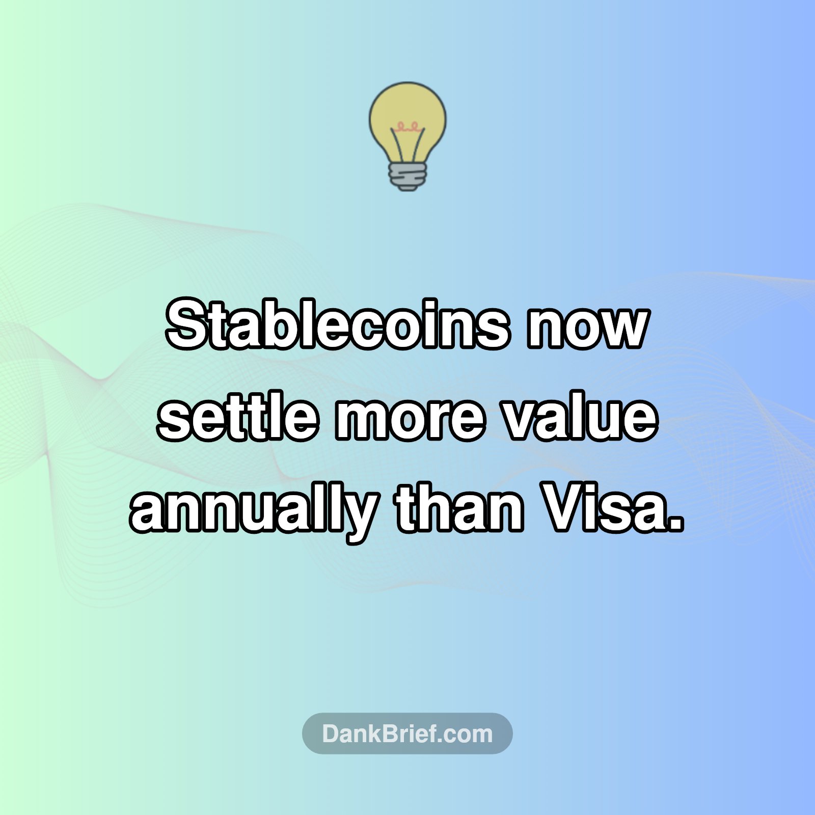 Crypto's Hidden Giant: Stablecoins vs. Visa!