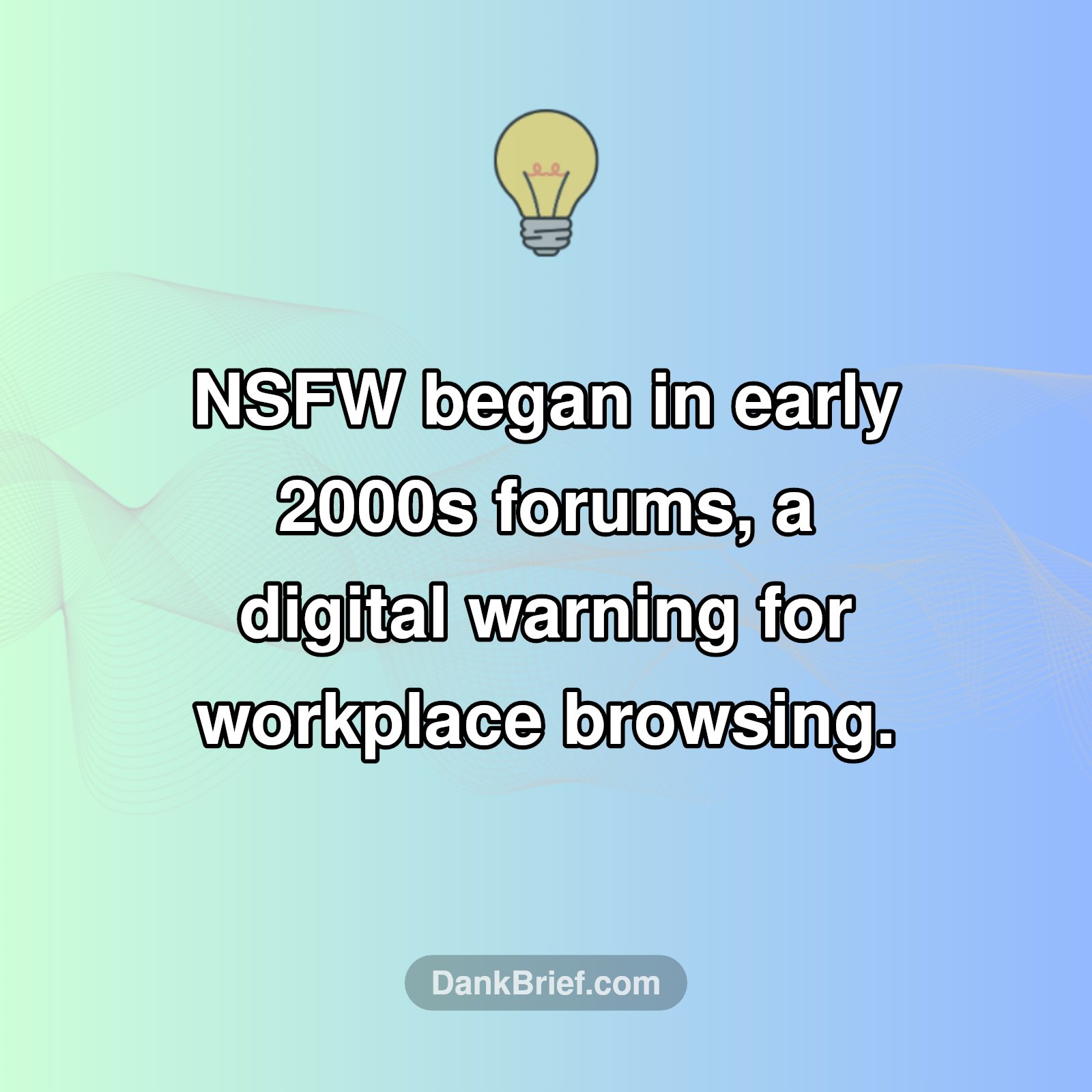 The NSFW Origin Story!